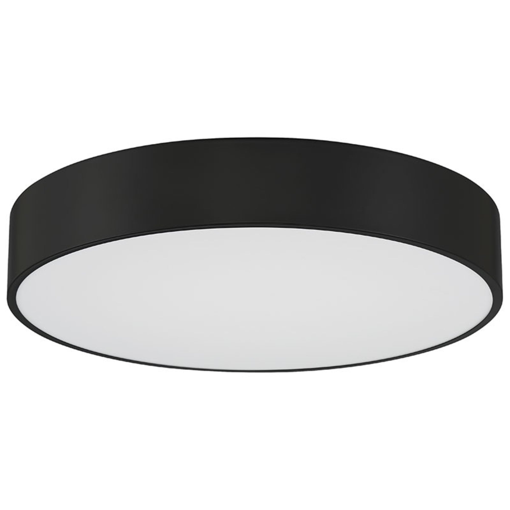 Como 14" LED Flush Mount, Black Finish