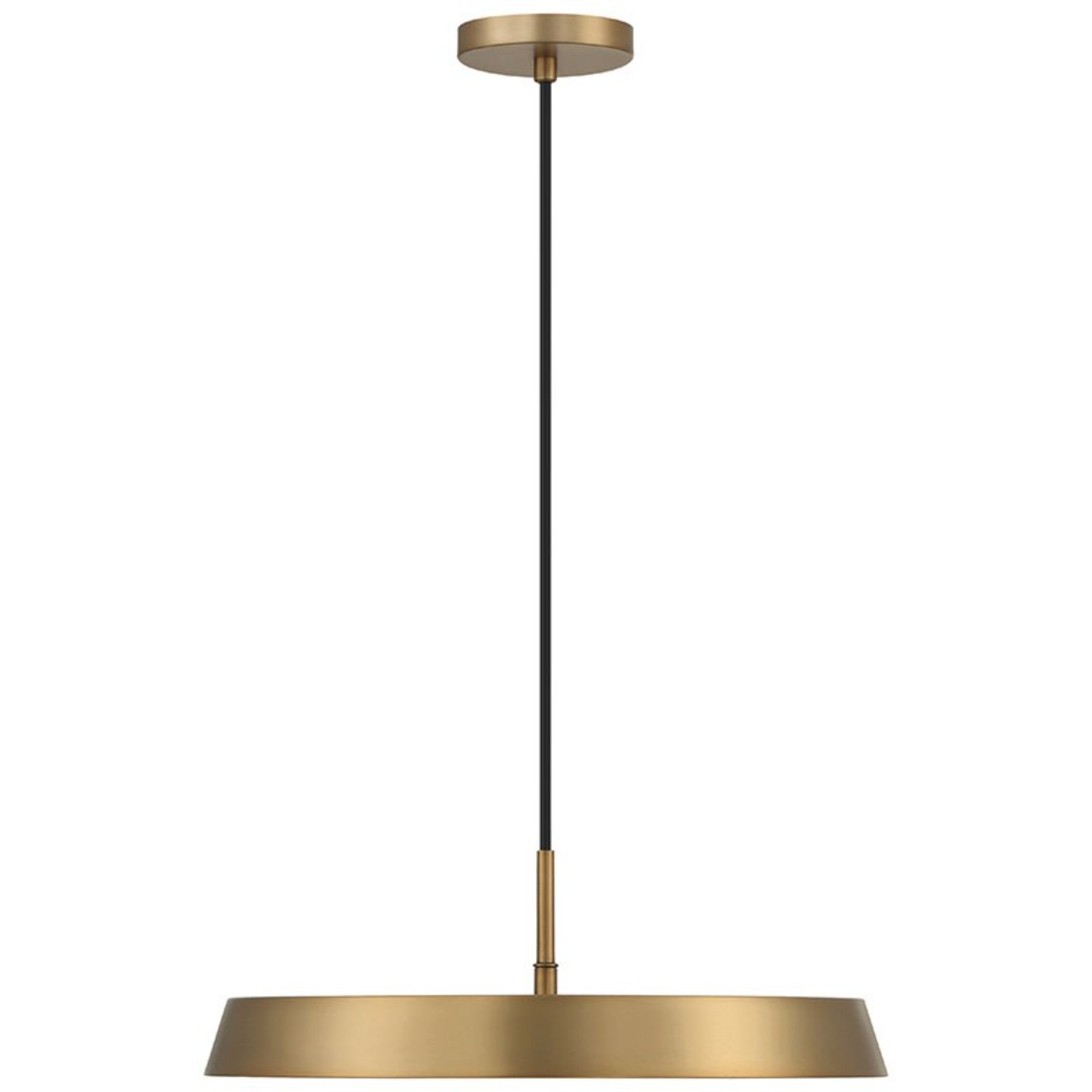 Tallinn 18" LED Pendant, Brushed Gold Finish