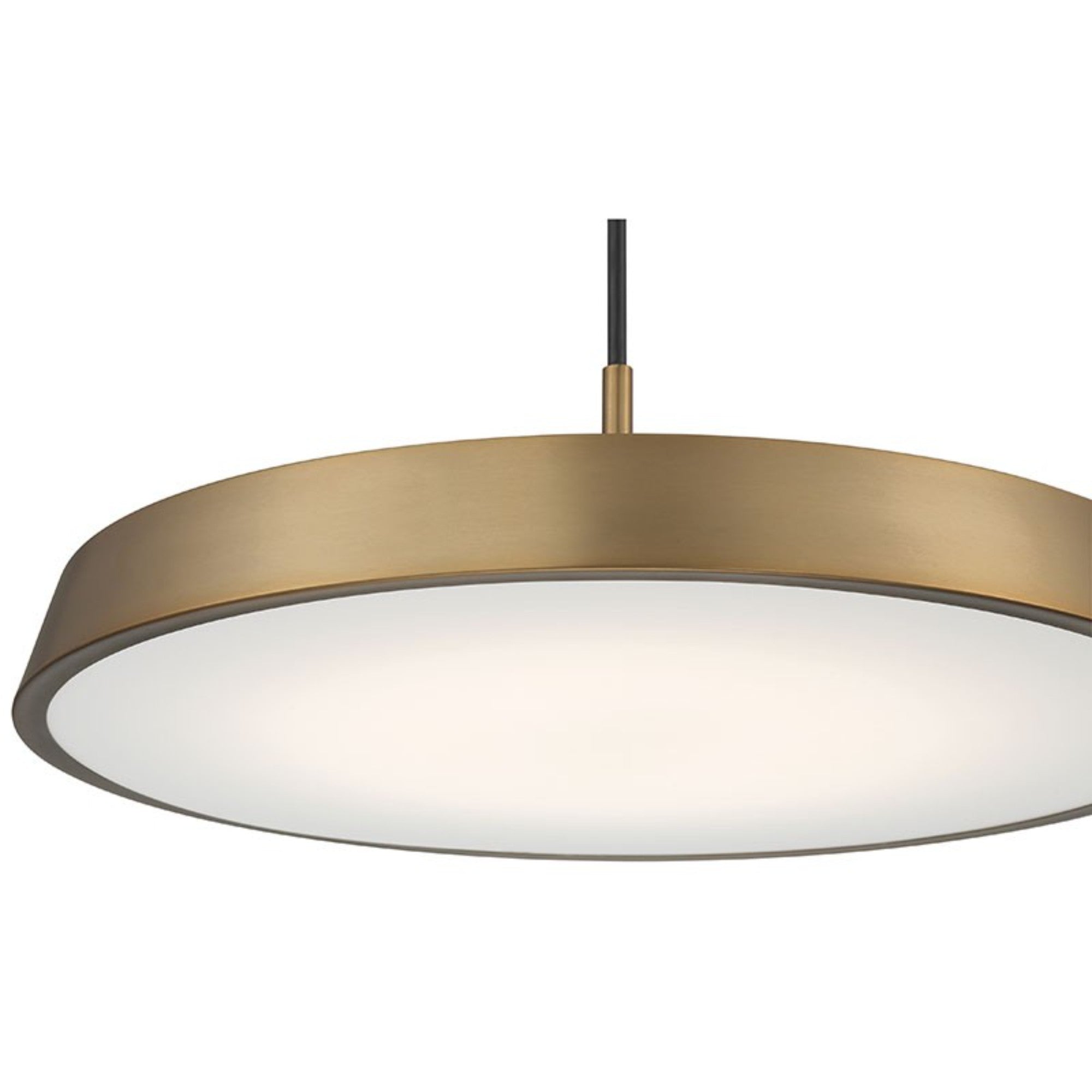 Tallinn 18" LED Pendant, Brushed Gold Finish - Bees Lighting
