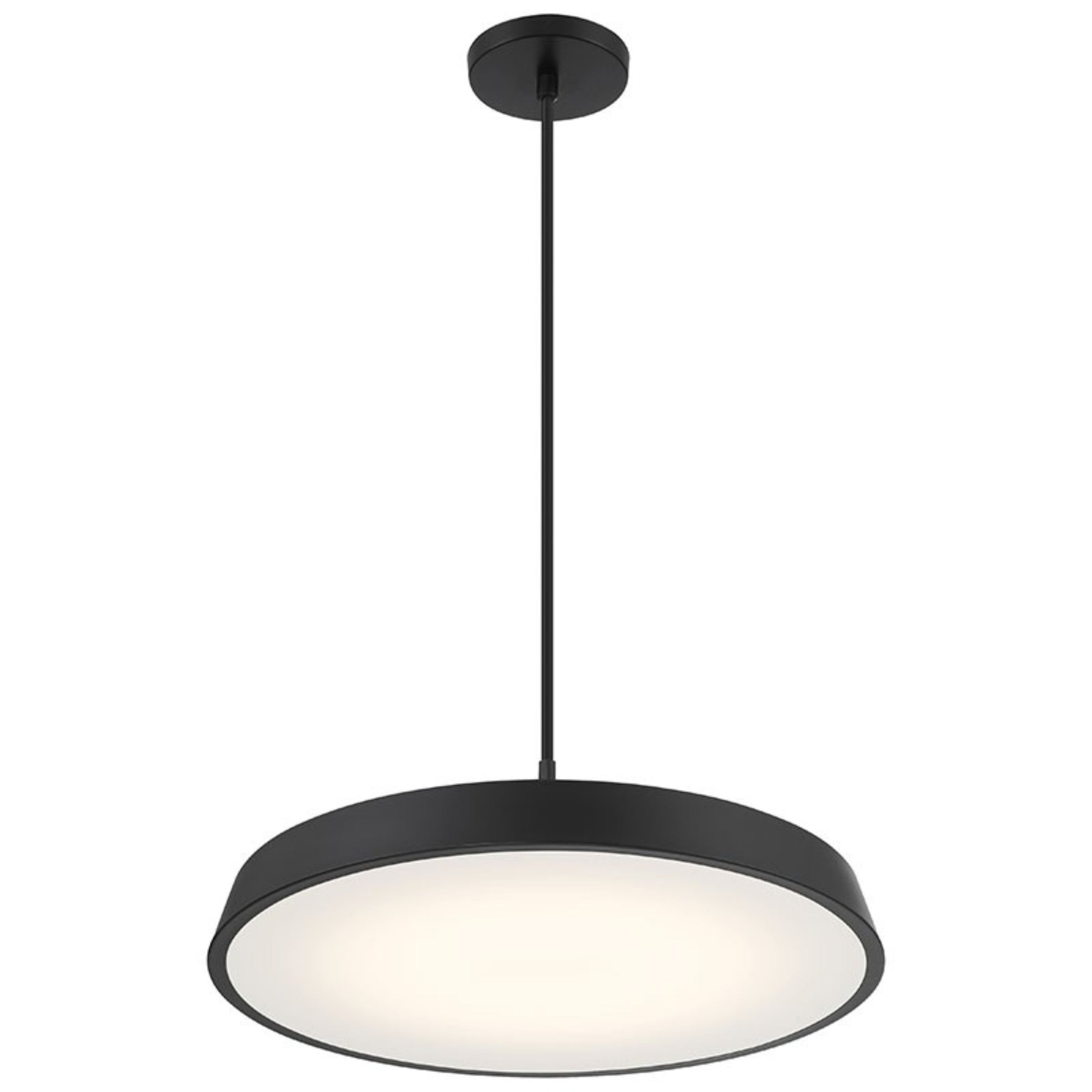 Tallinn 18" LED Pendant, Matte Black Finish - Bees Lighting