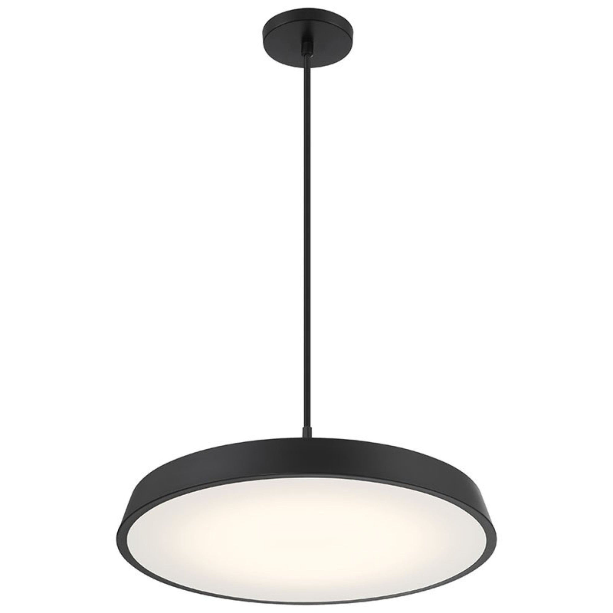 Tallinn 18" LED Pendant, Matte Black Finish - Bees Lighting