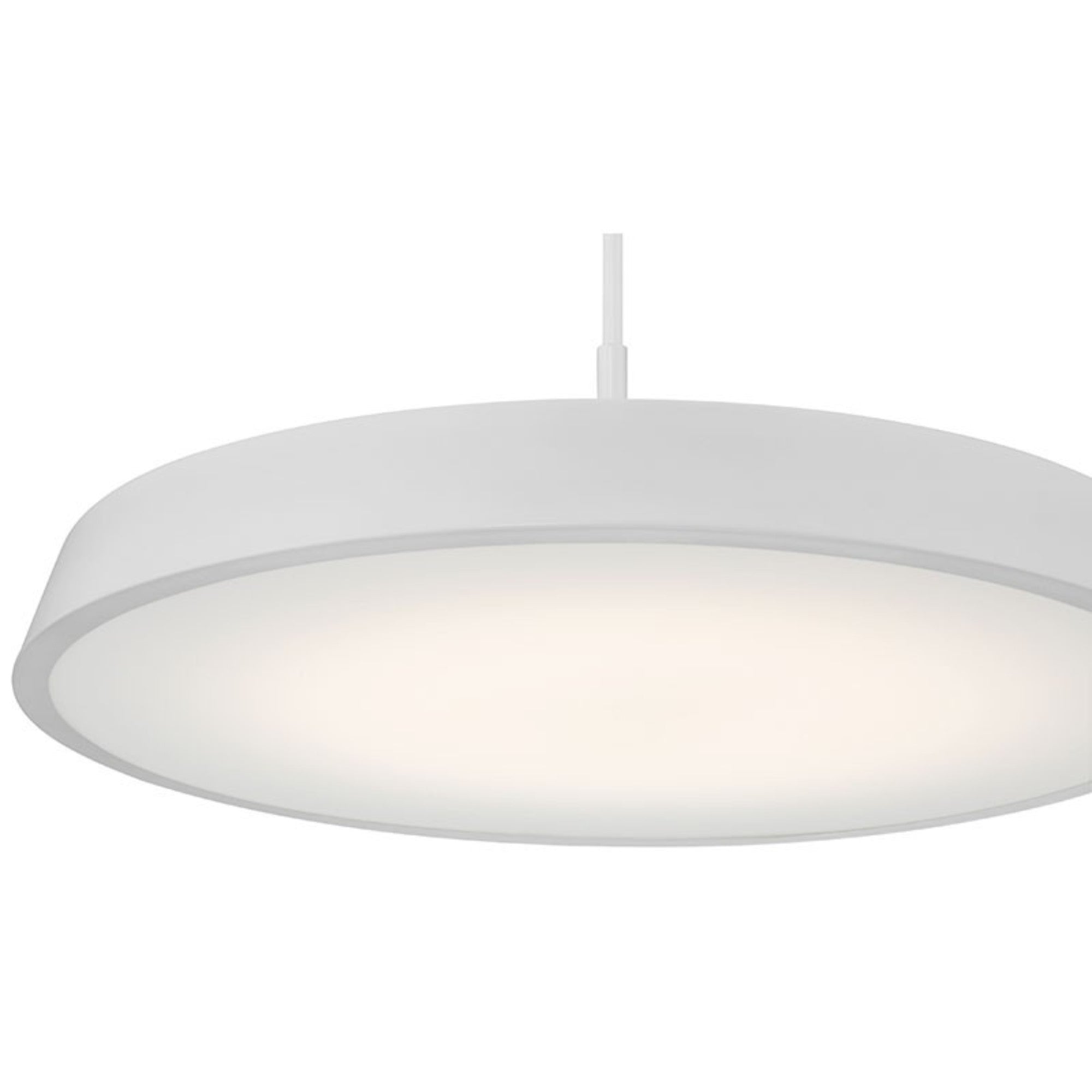 Tallinn 18" LED Pendant, Matte White Finish - Bees Lighting