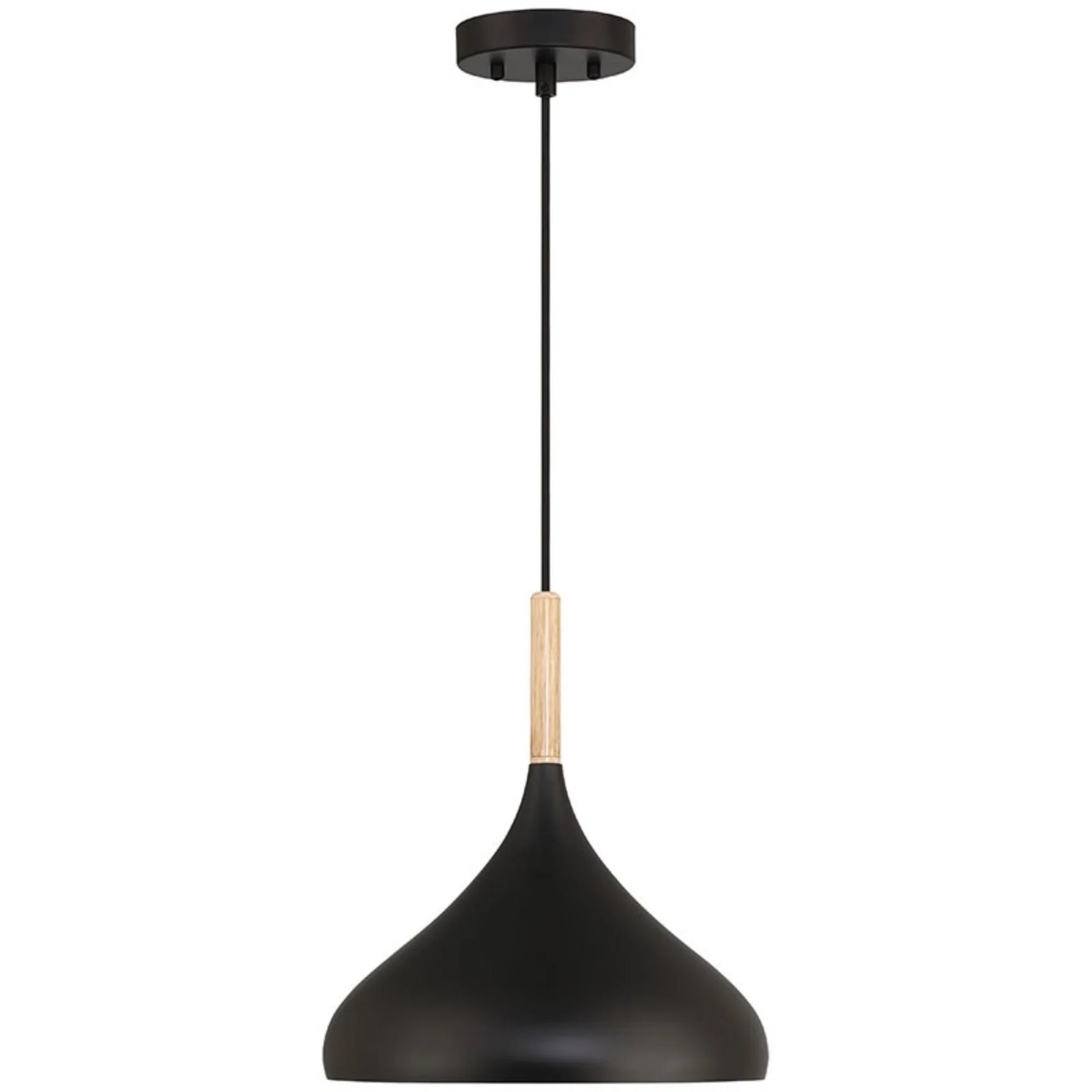 Olivia 14" Pendant, Black Finish - Bees Lighting