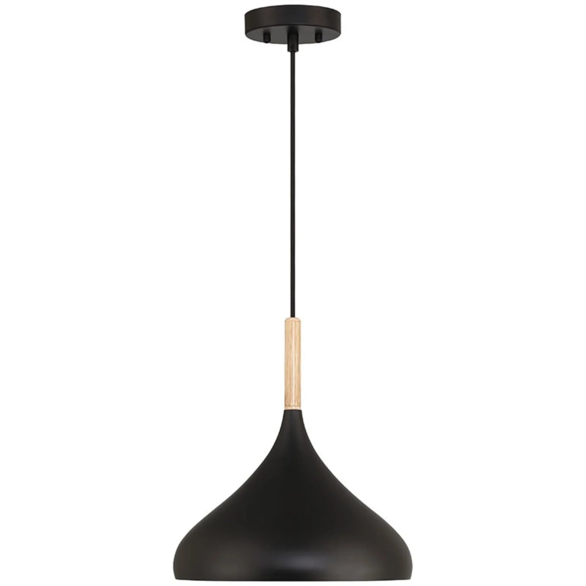 Olivia 14" Pendant, Black Finish - Bees Lighting