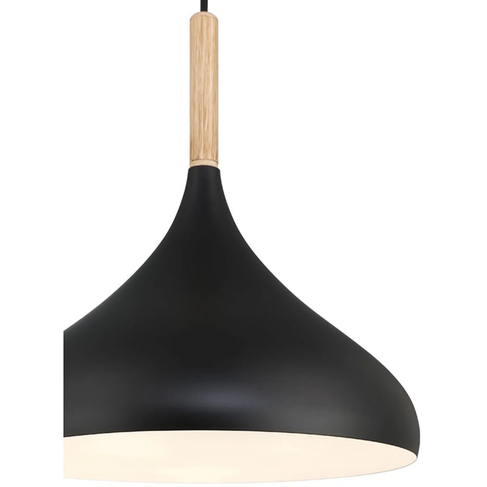 Olivia 14" Pendant, Black Finish - Bees Lighting