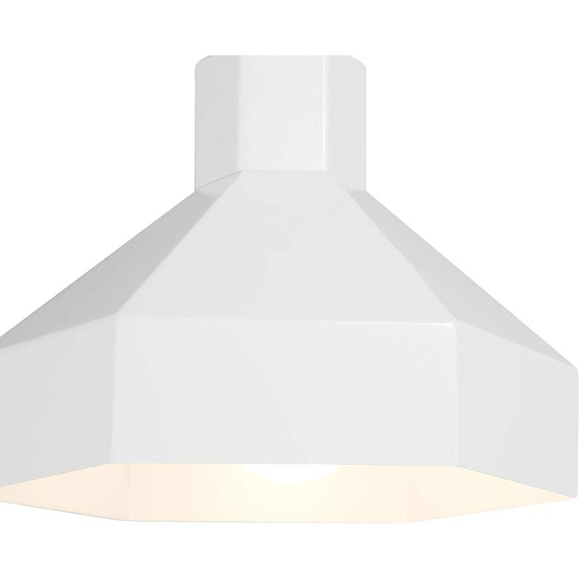 Poly 11" Pendant, Matte White Finish - Bees Lighting