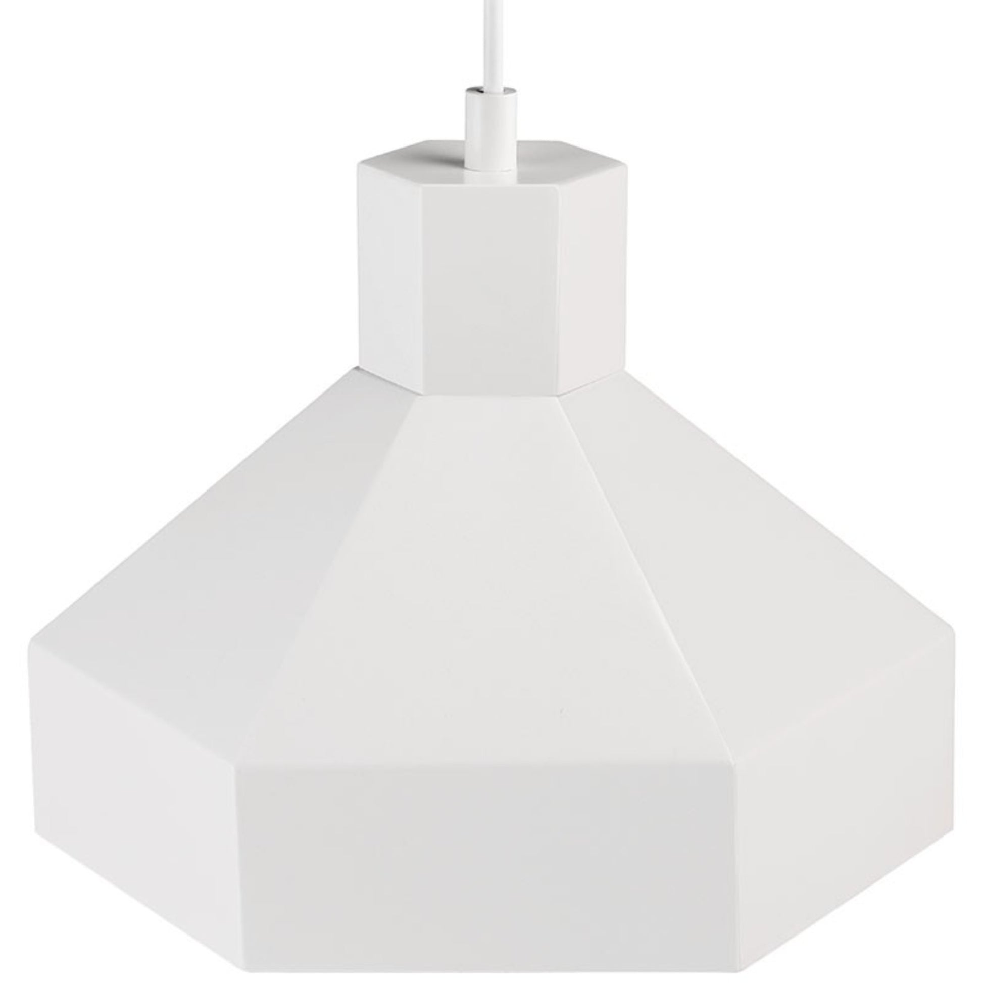 Poly 11" Pendant, Matte White Finish - Bees Lighting