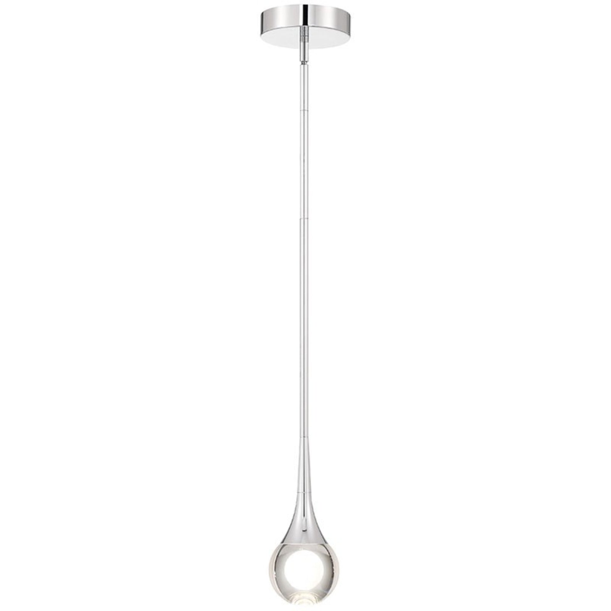Georgia 9" LED Pendant, Chrome Finish - Bees Lighting