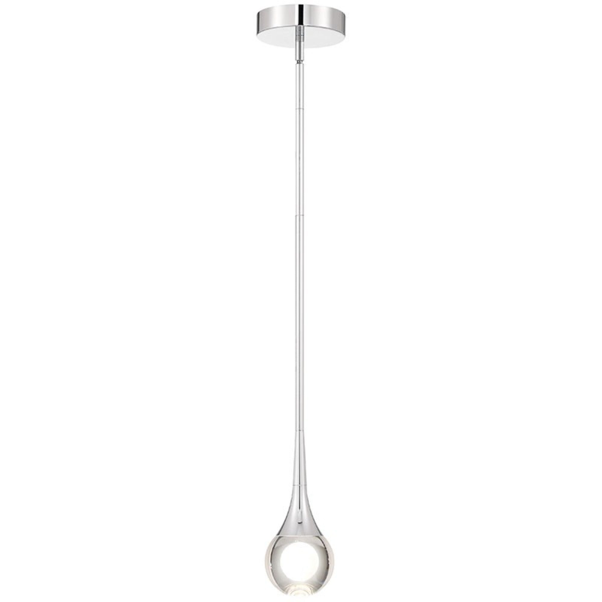Georgia 9" LED Pendant, Chrome Finish - Bees Lighting