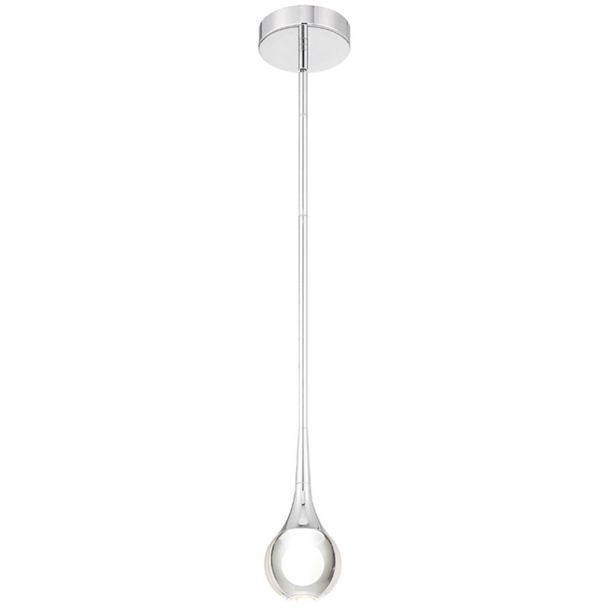 Georgia 9" LED Pendant, Chrome Finish - Bees Lighting