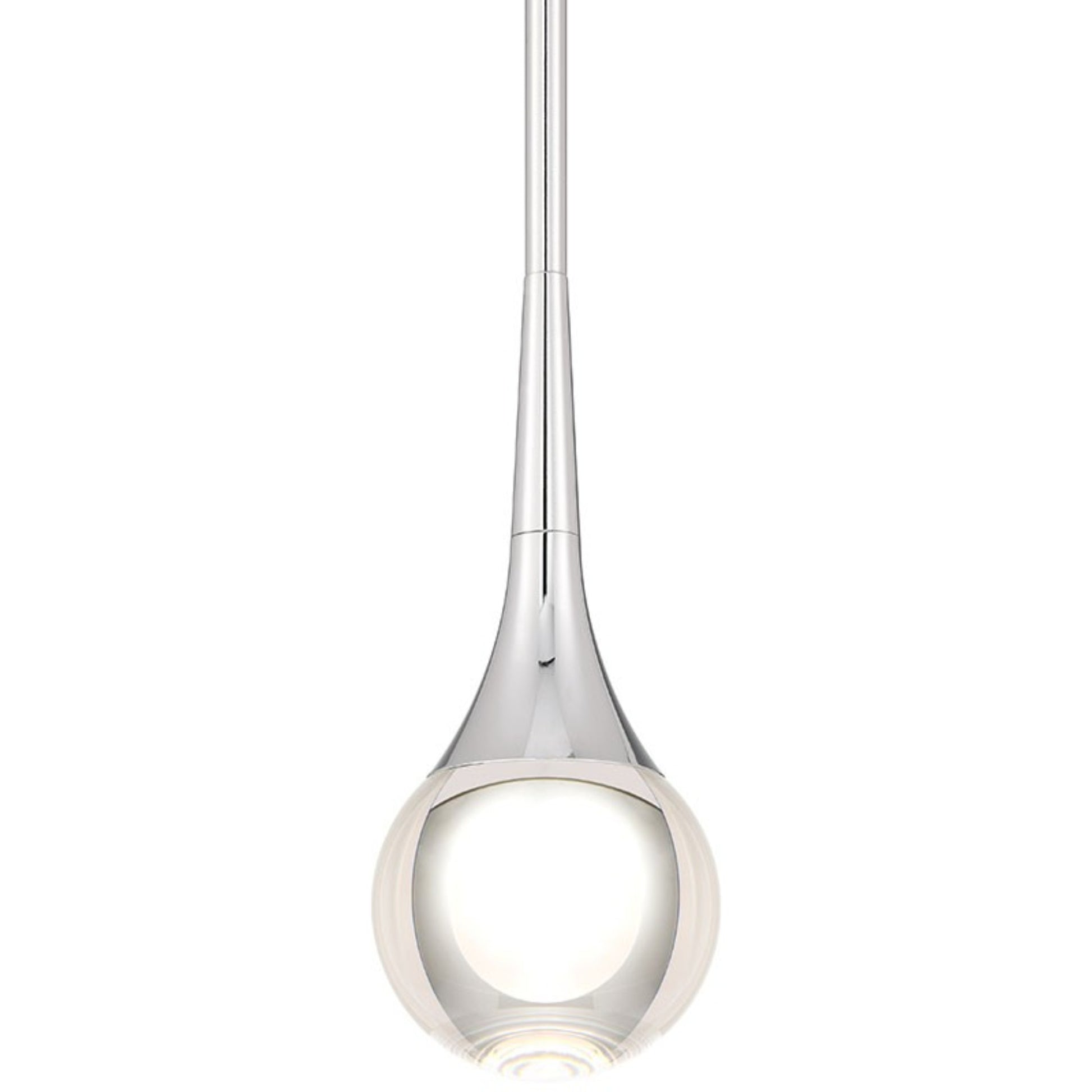 Georgia 9" LED Pendant, Chrome Finish - Bees Lighting