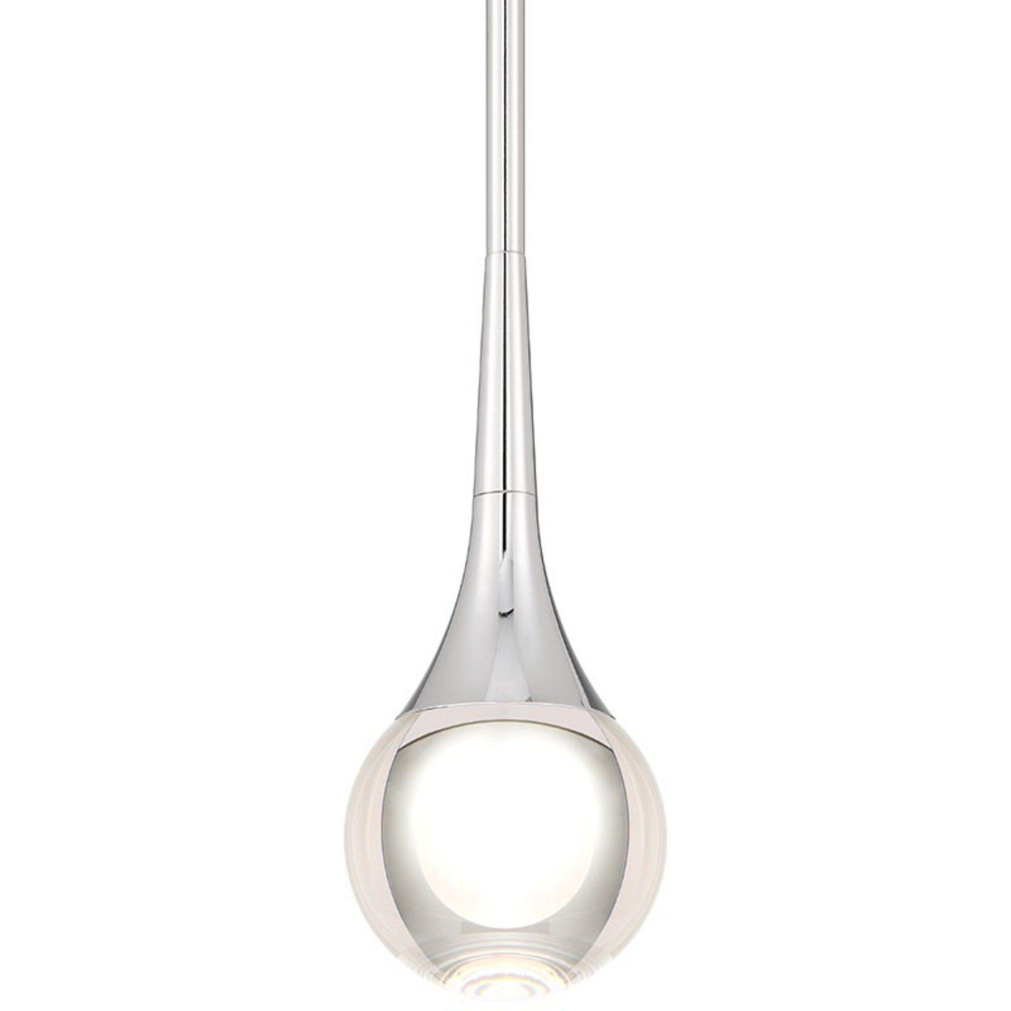Georgia 9" LED Pendant, Chrome Finish - Bees Lighting