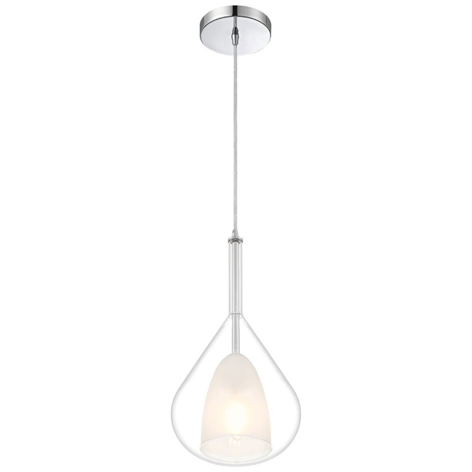 Ray 14" Pendant, Chrome Finish - Bees Lighting