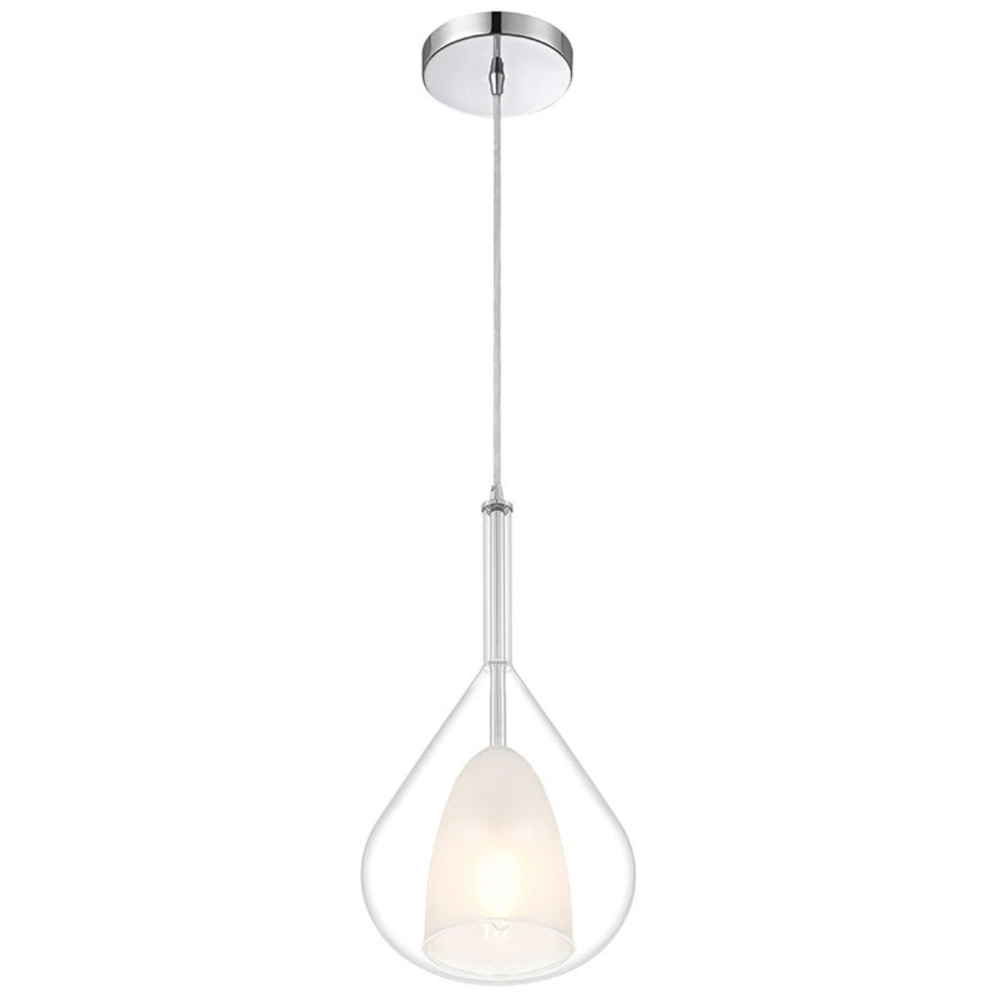 Ray 14" Pendant, Chrome Finish - Bees Lighting