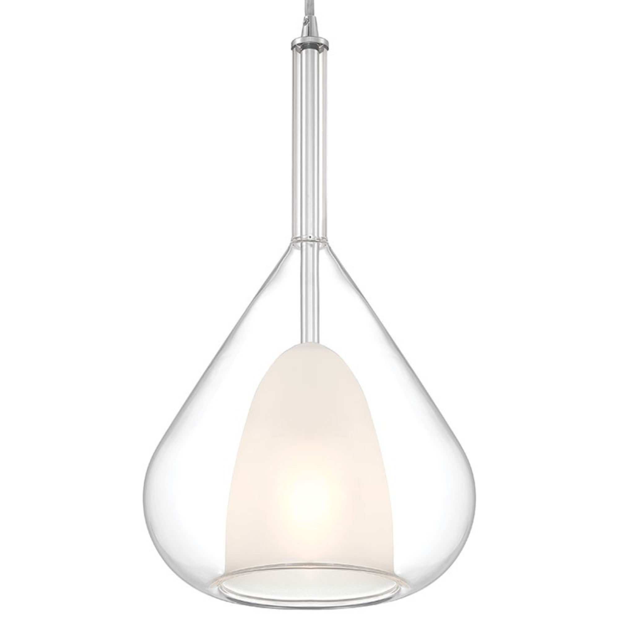 Ray 14" Pendant, Chrome Finish - Bees Lighting