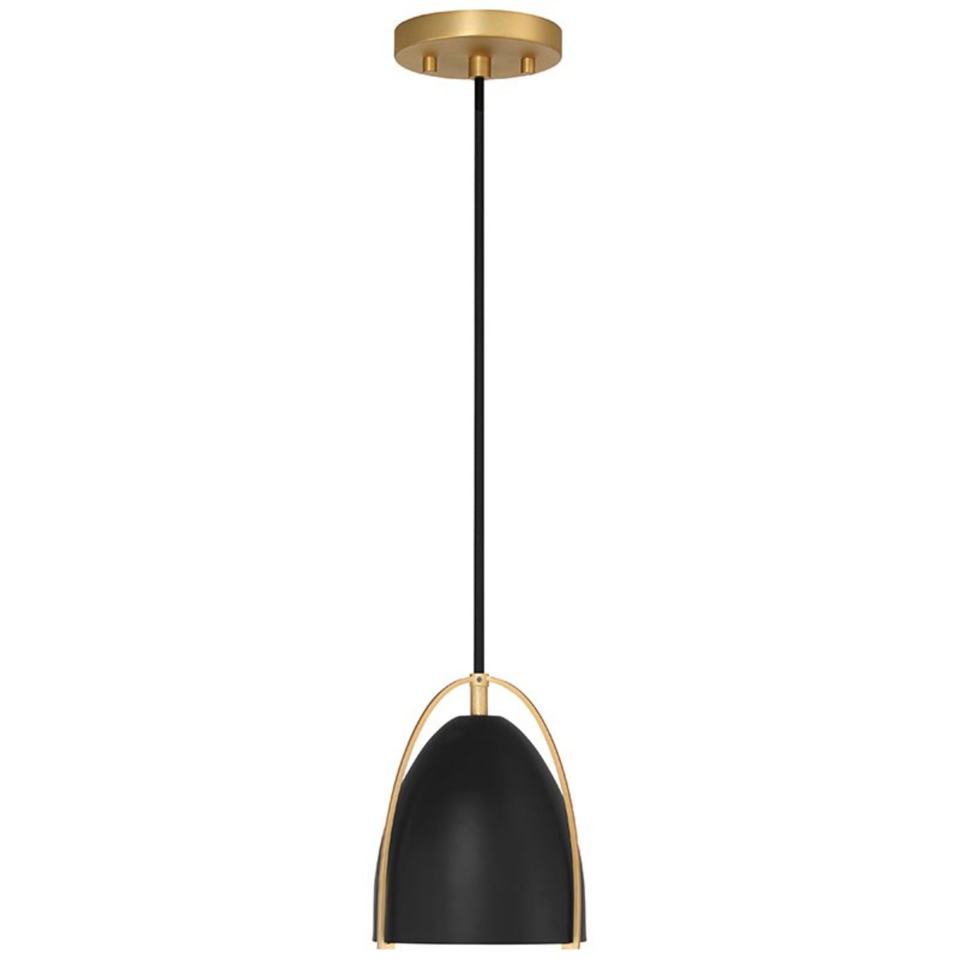 Axel 8" Pendant, Matte Black Finish - Bees Lighting