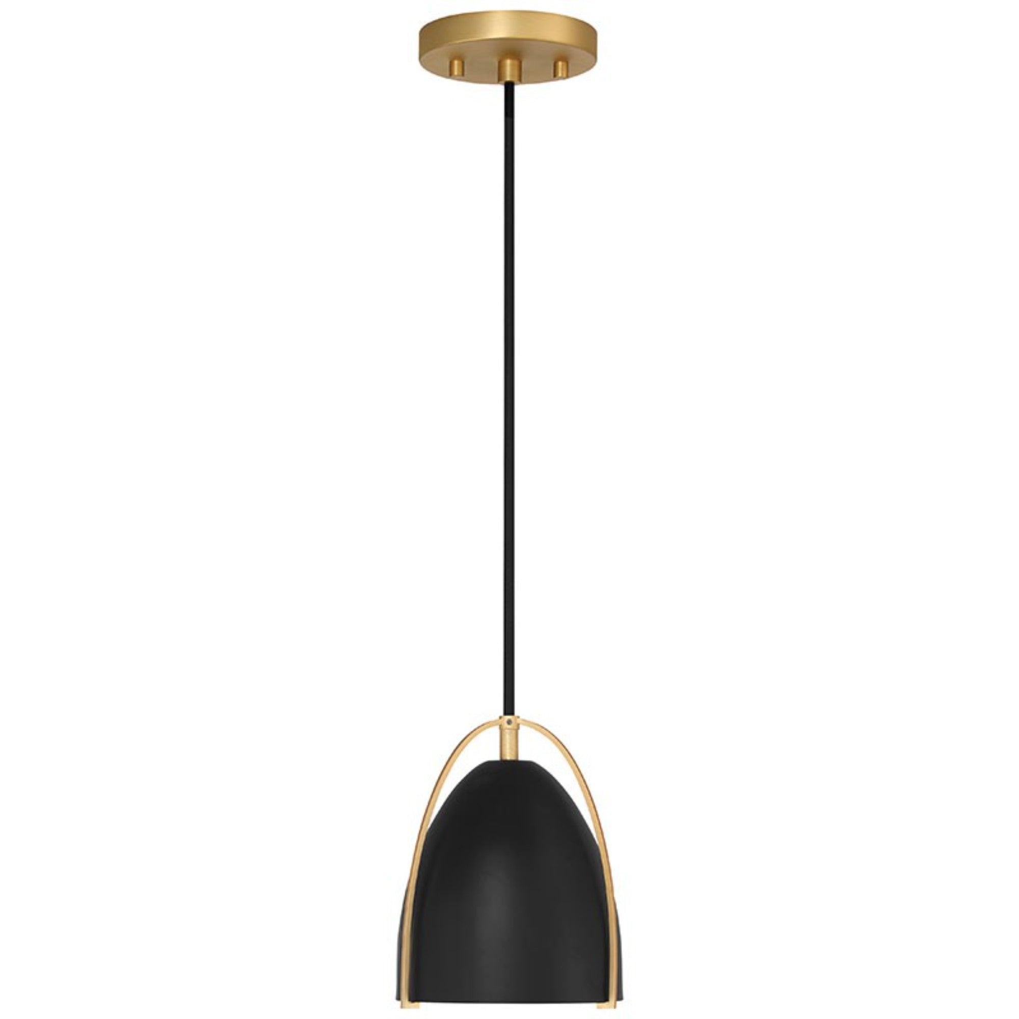 Axel 8" Pendant, Matte Black Finish - Bees Lighting