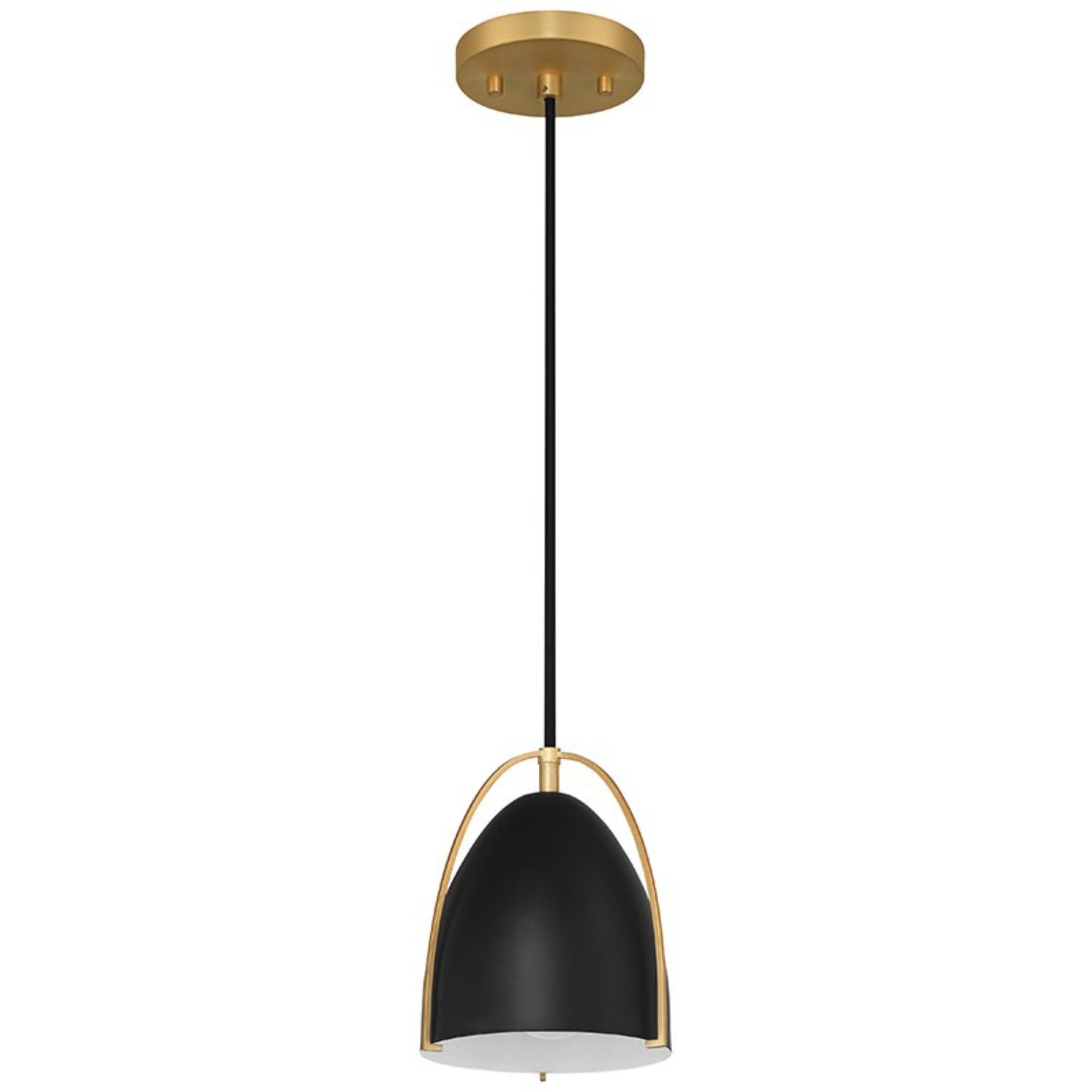 Axel 8" Pendant, Matte Black Finish - Bees Lighting