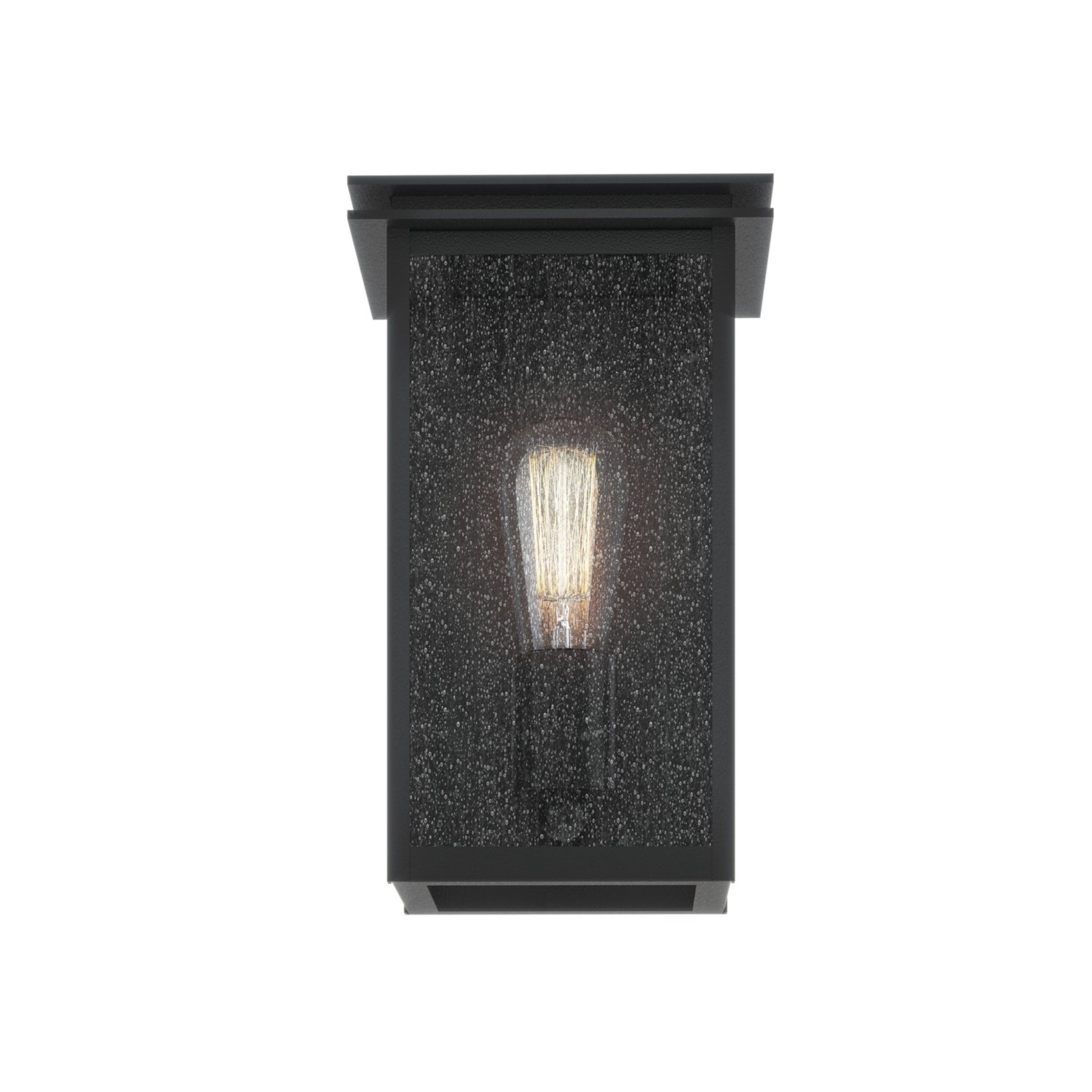Arkville 10" Outdoor Wall Light, Textured Black Finish - Bees Lighting