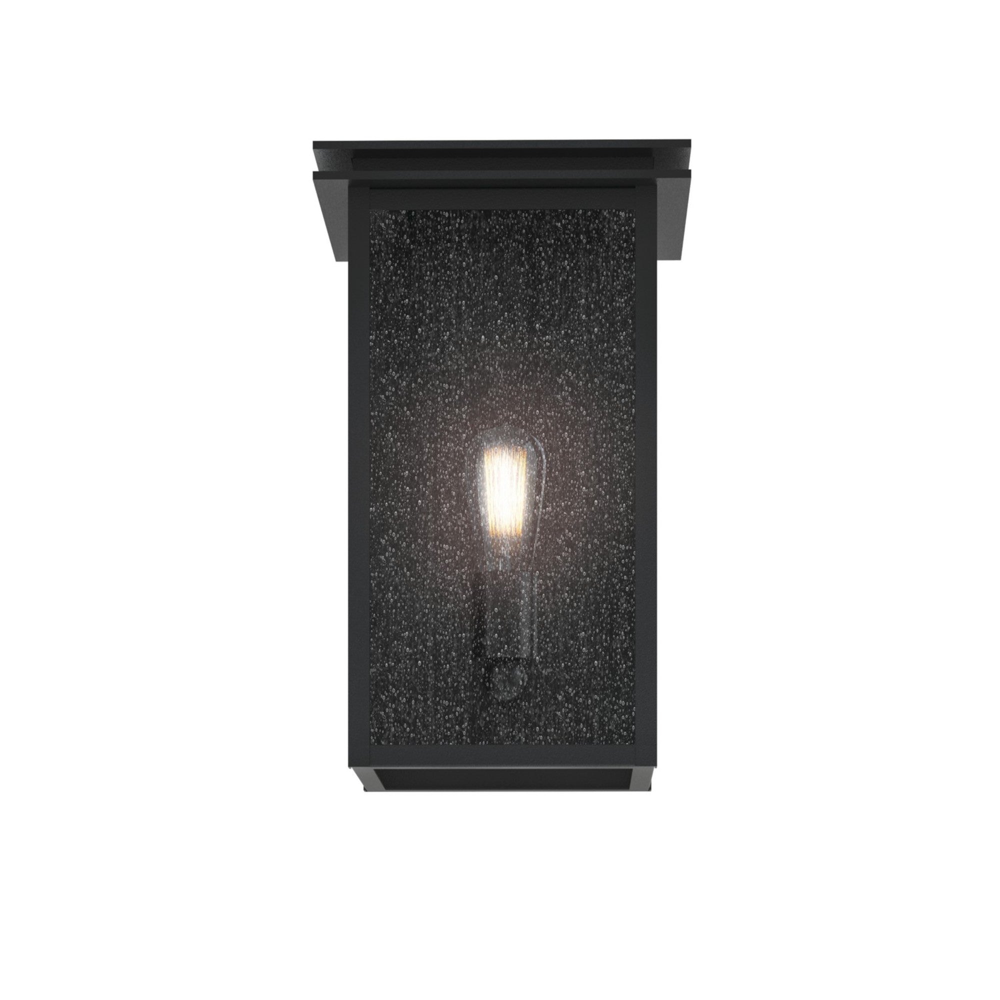 Arkville 14" Outdoor Wall Light, Textured Black Finish - Bees Lighting