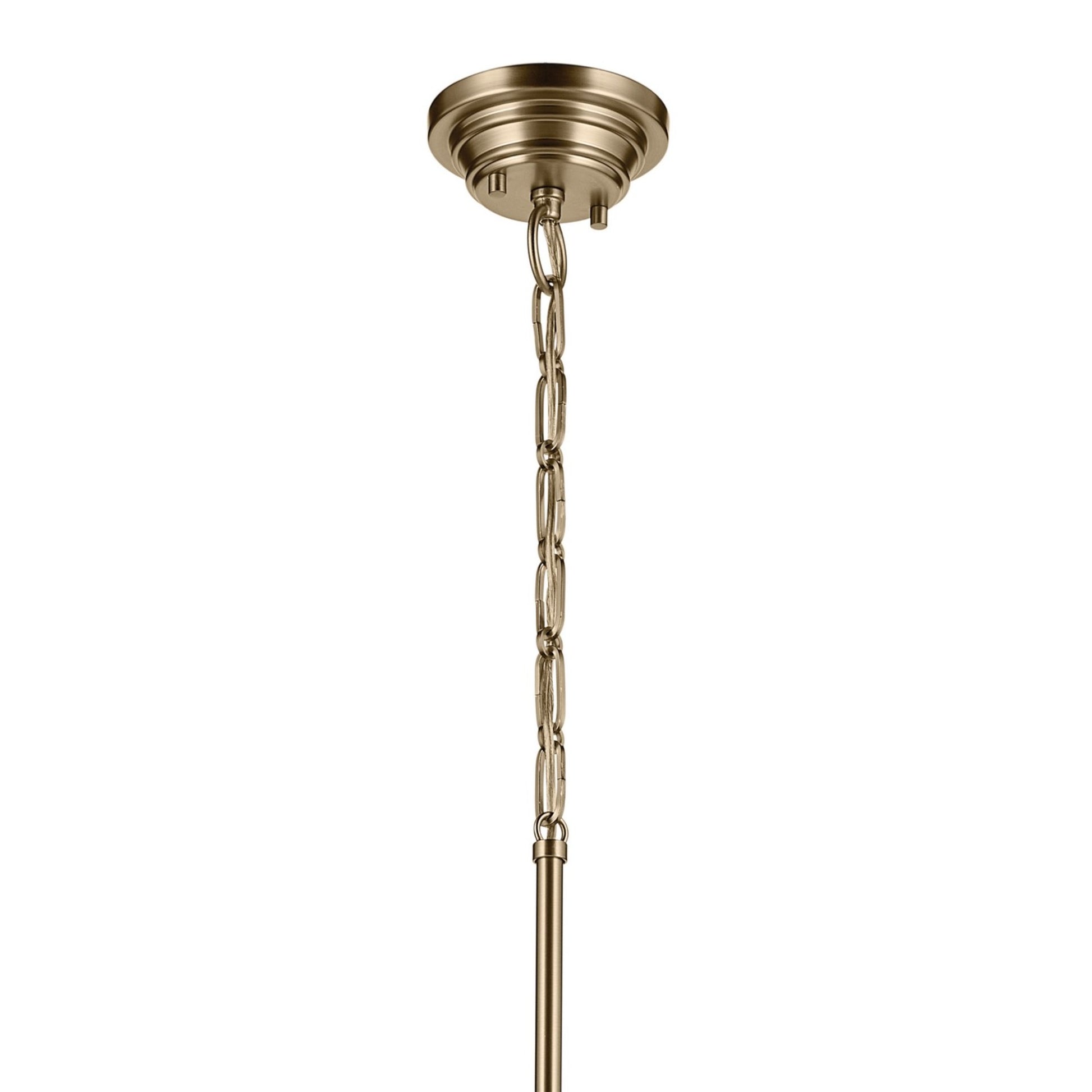 Marsailli 12" Pendant, Champagne Bronze Finish, Clear Glass - Bees Lighting