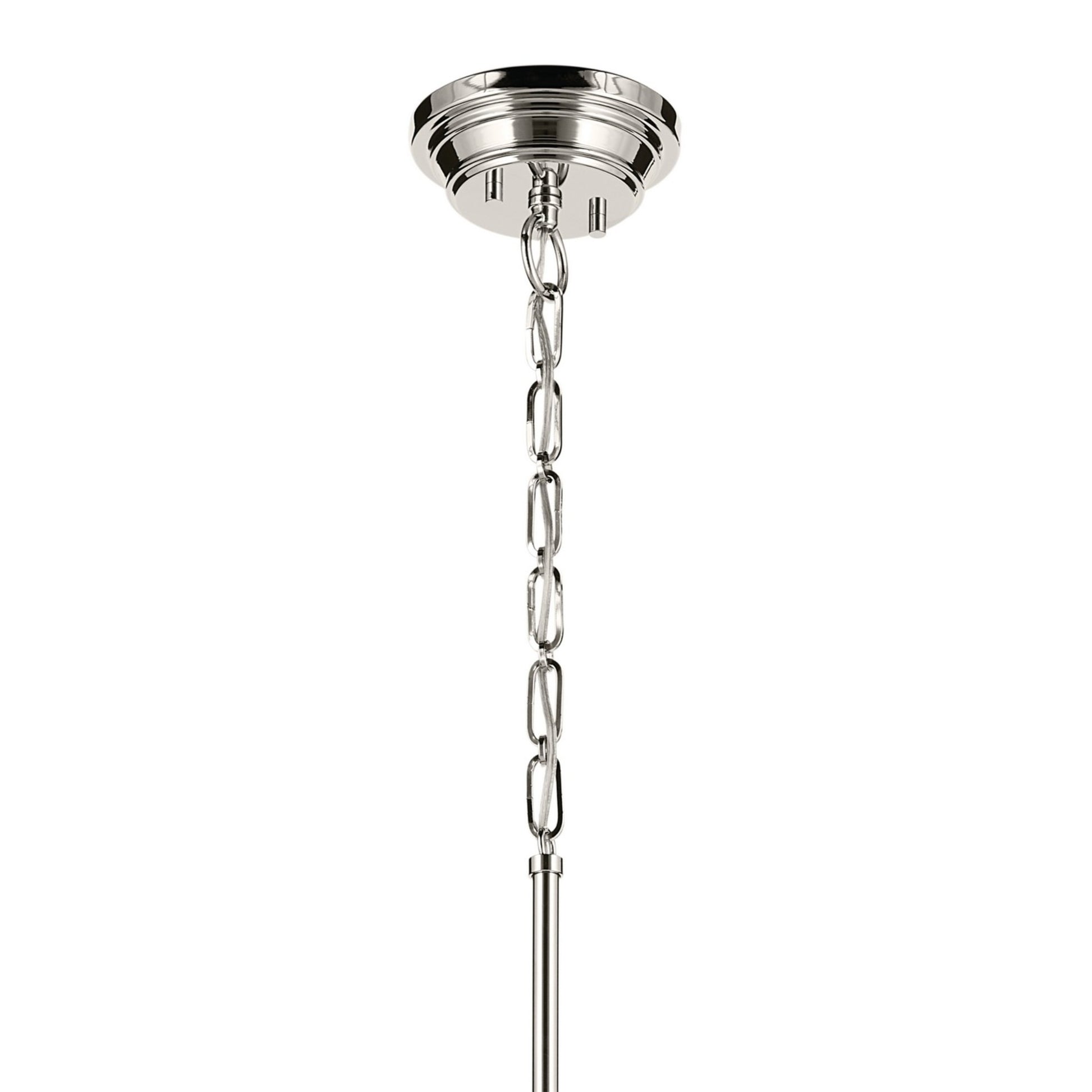 Marsailli 16" Pendant, Polished Nickel Finish, Clear Glass - Bees Lighting