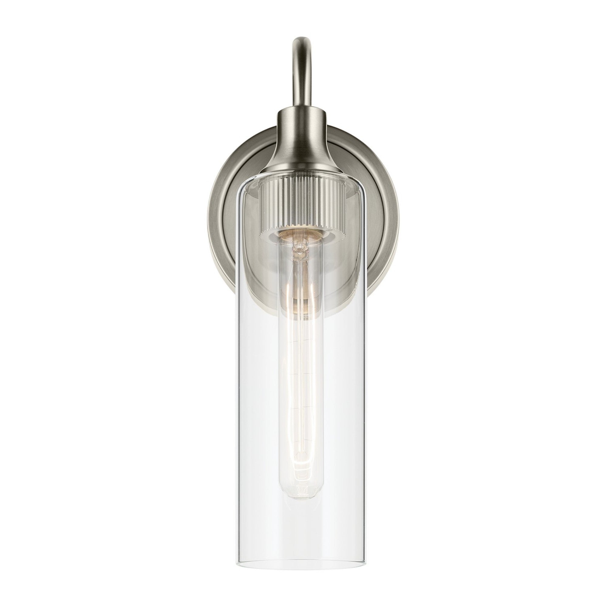 Kavi 13" Wall Sconce, Brushed Nickel Finish - Bees Lighting