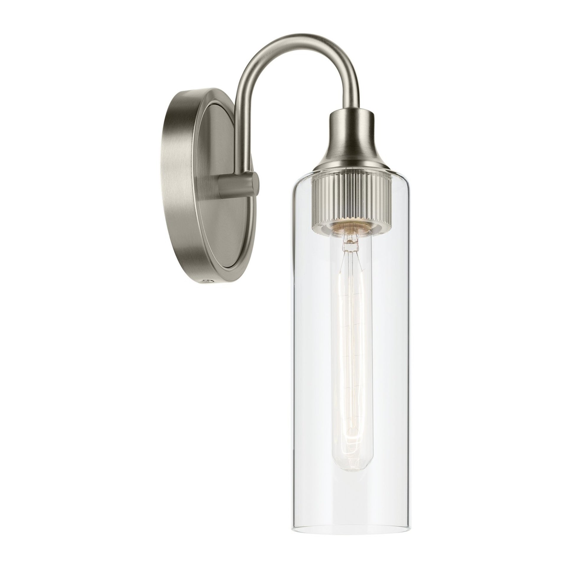 Kavi 13" Wall Sconce, Brushed Nickel Finish - Bees Lighting