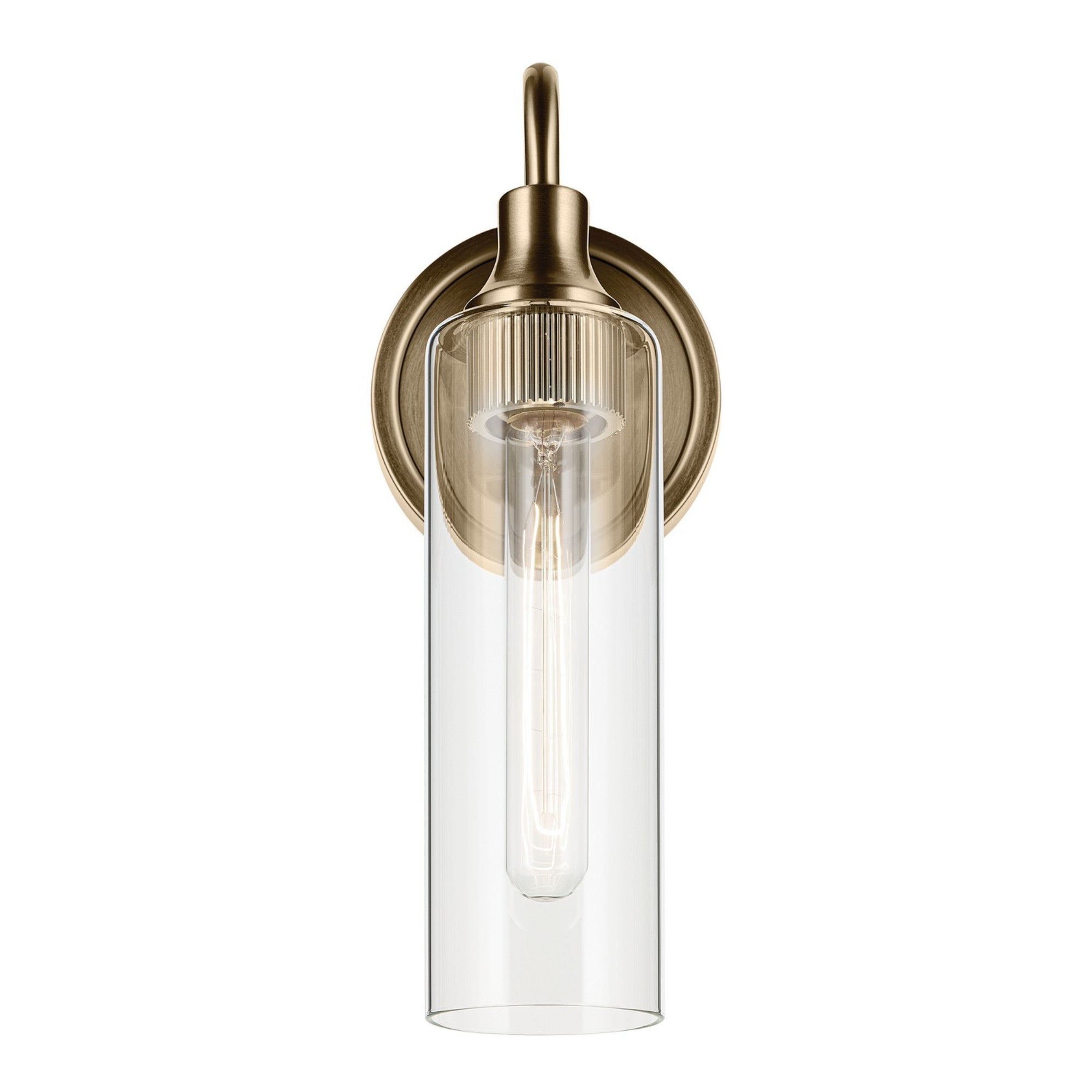 Kavi 13" Wall Sconce, Champagne Bronze Finish - Bees Lighting