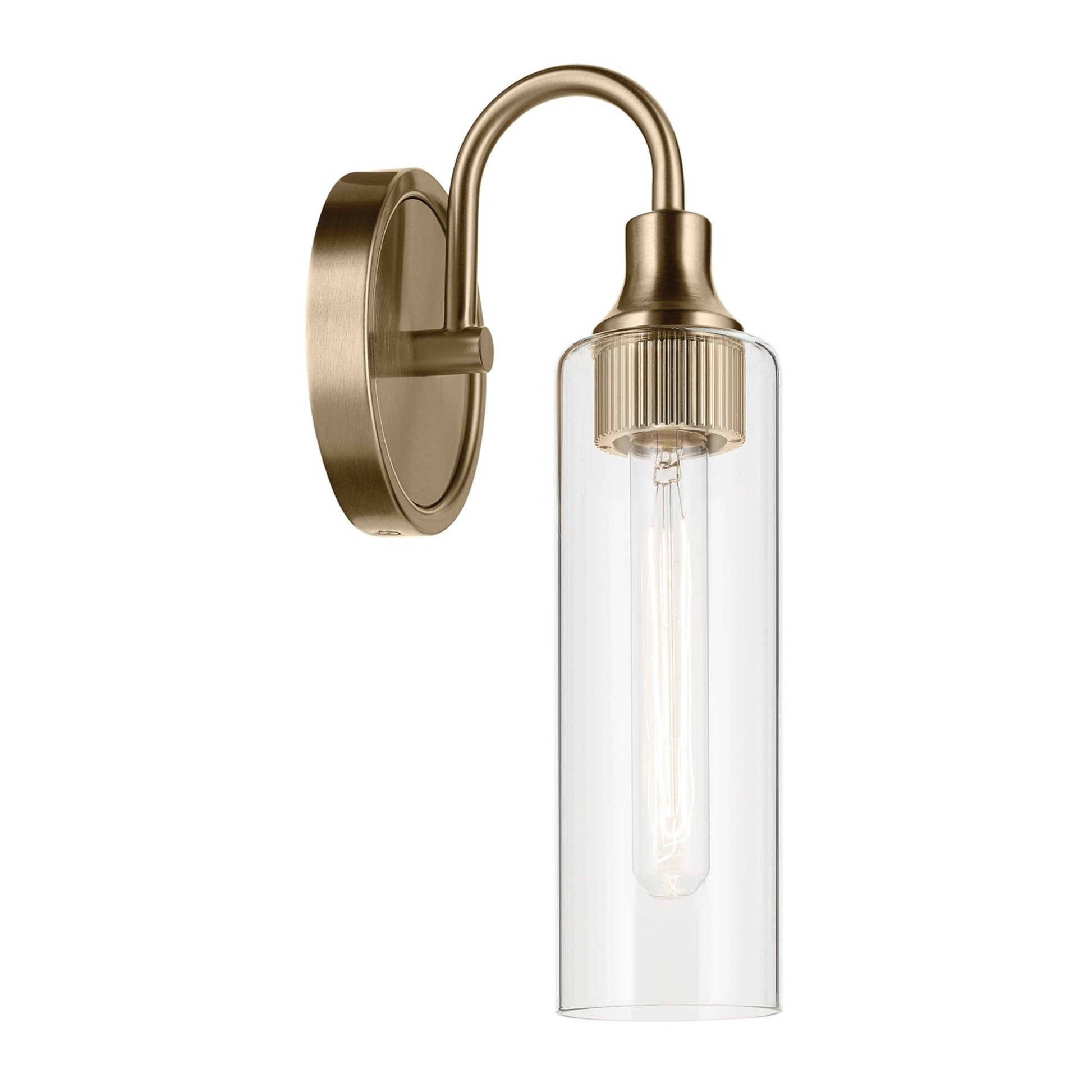 Kavi 13" Wall Sconce, Champagne Bronze Finish - Bees Lighting