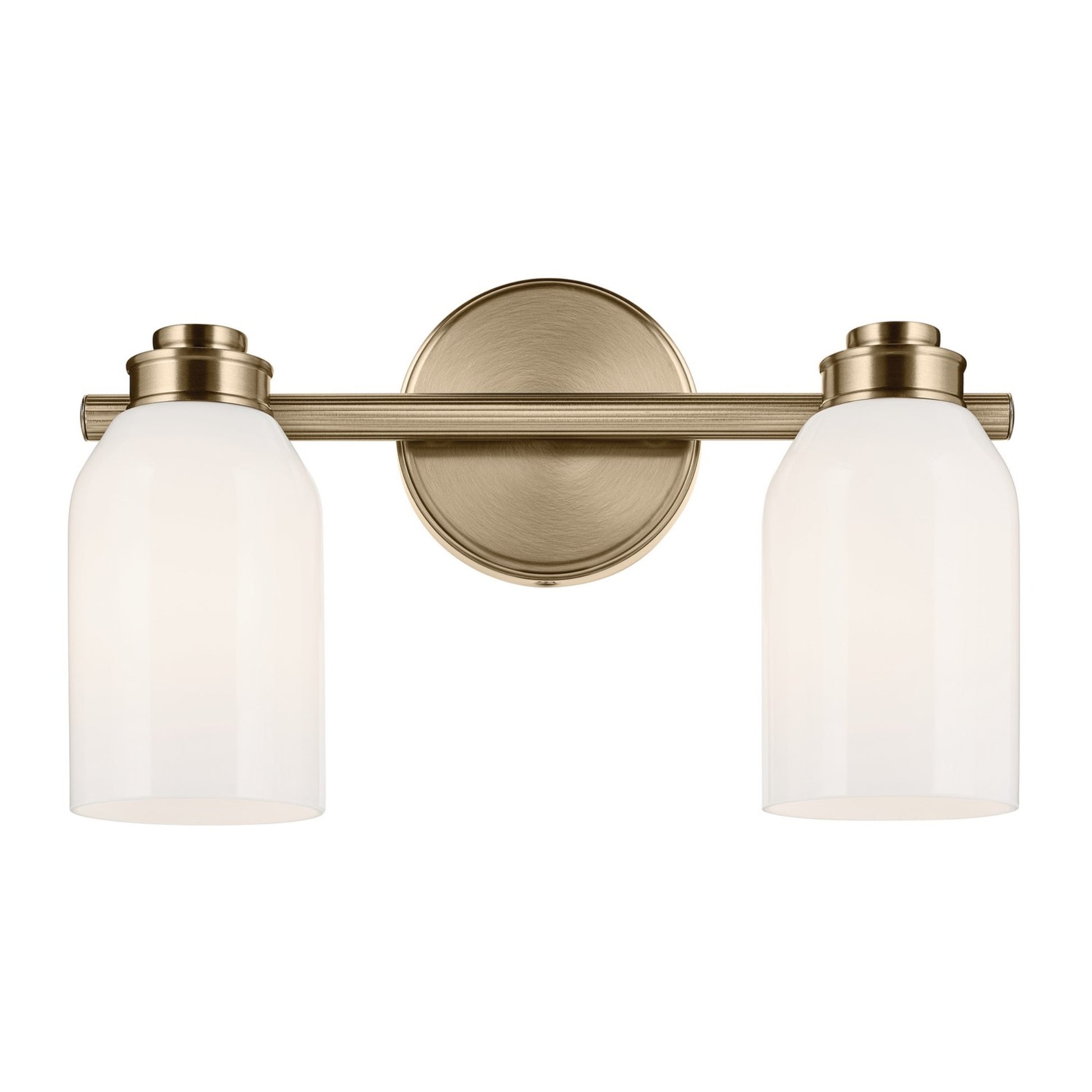 Shae 15" 2-Light Bath Vanity Light, Champagne Bronze Finish - Bees Lighting