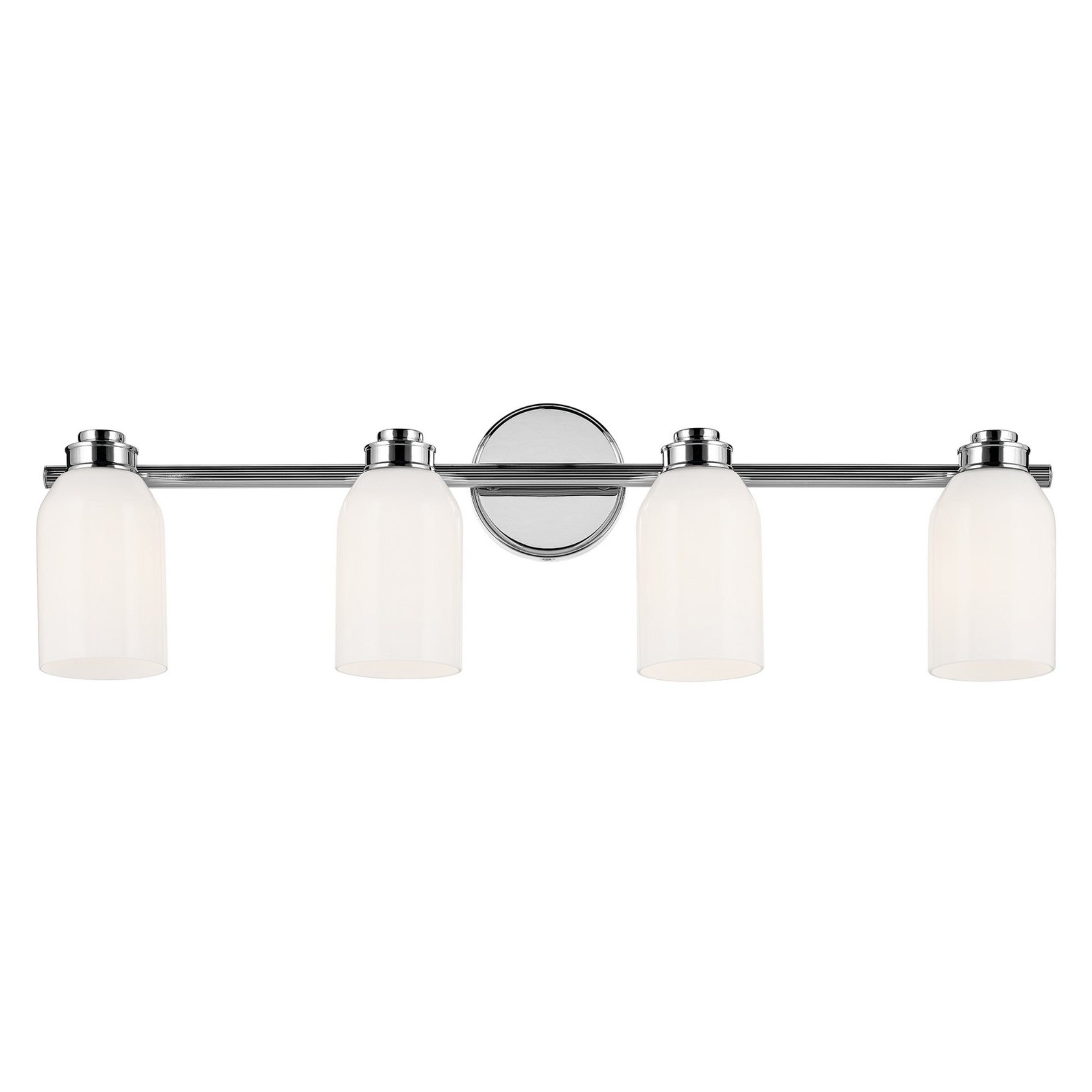 Shae 32" 4-Light Bath Vanity Light, Chrome Finish - Bees Lighting
