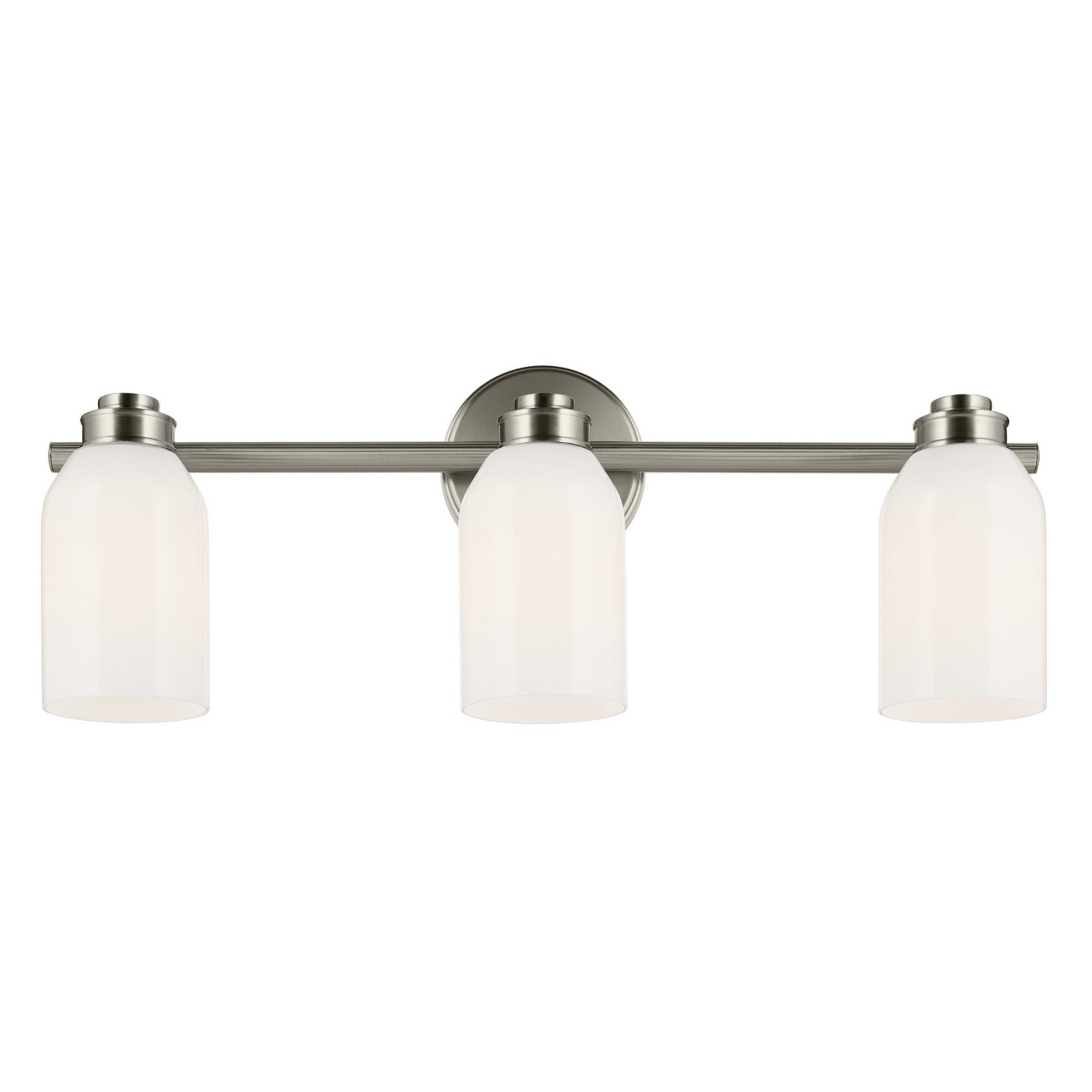 Shae 24" 3-Light Bath Vanity Light, Brushed Nickel Finish - Bees Lighting