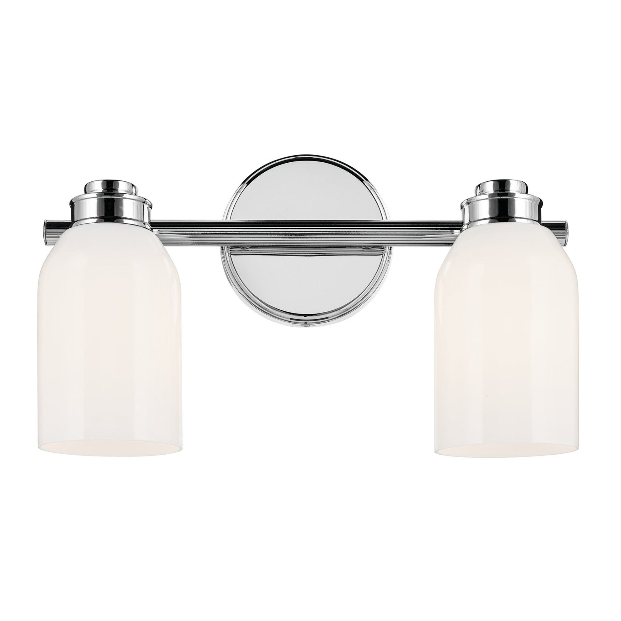 Shae 15" 2-Light Bath Vanity Light, Chrome Finish - Bees Lighting