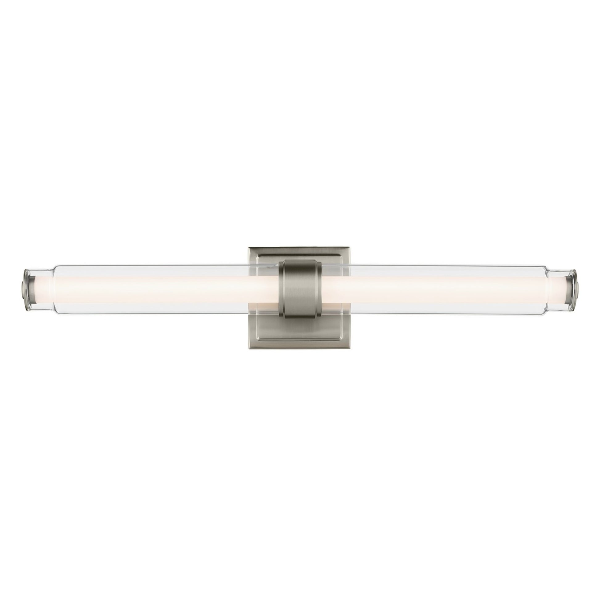 Laurene 19" LED Linear Bath Vanity, Brushed Nickel Finish - Bees Lighting