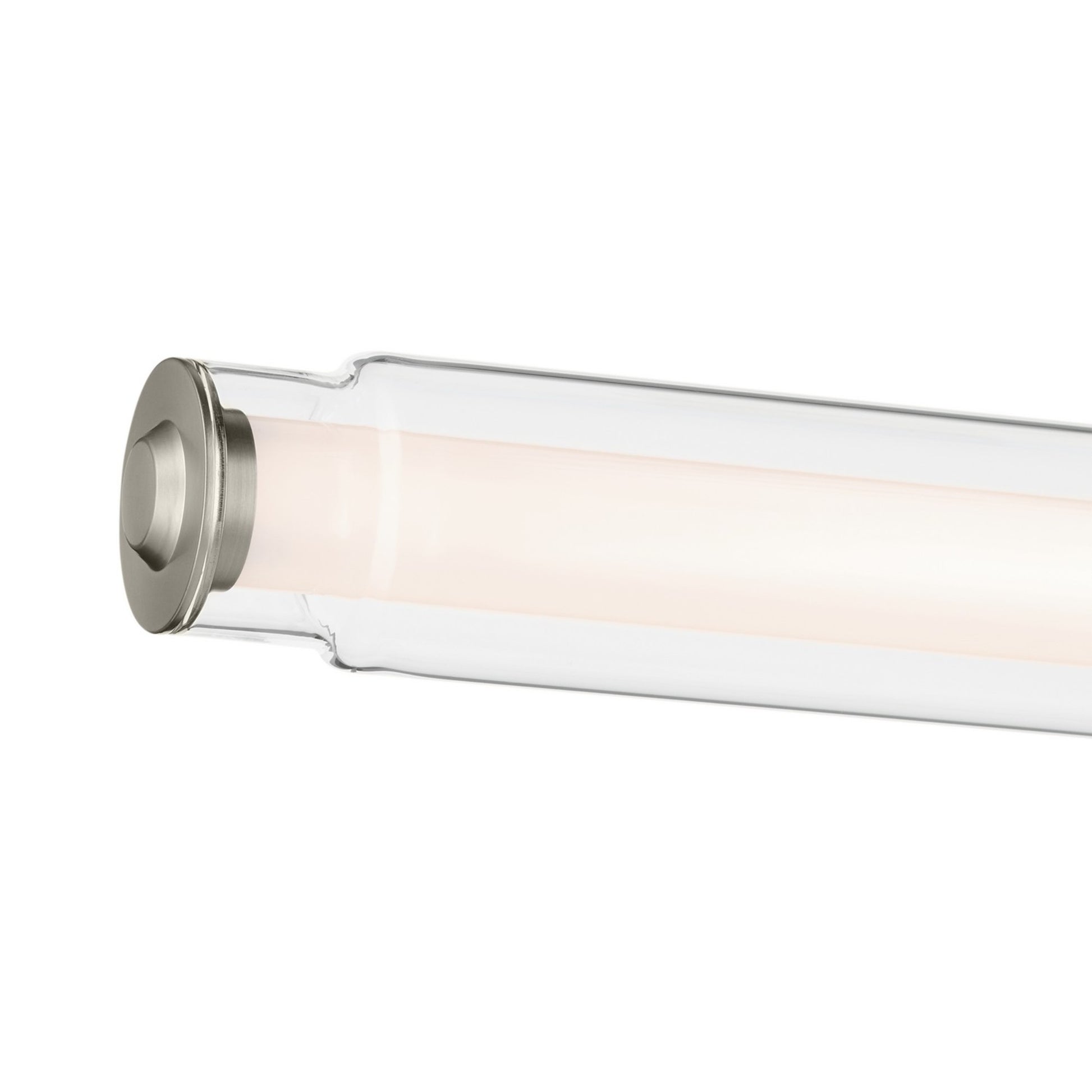 Laurene 19" LED Linear Bath Vanity, Brushed Nickel Finish - Bees Lighting