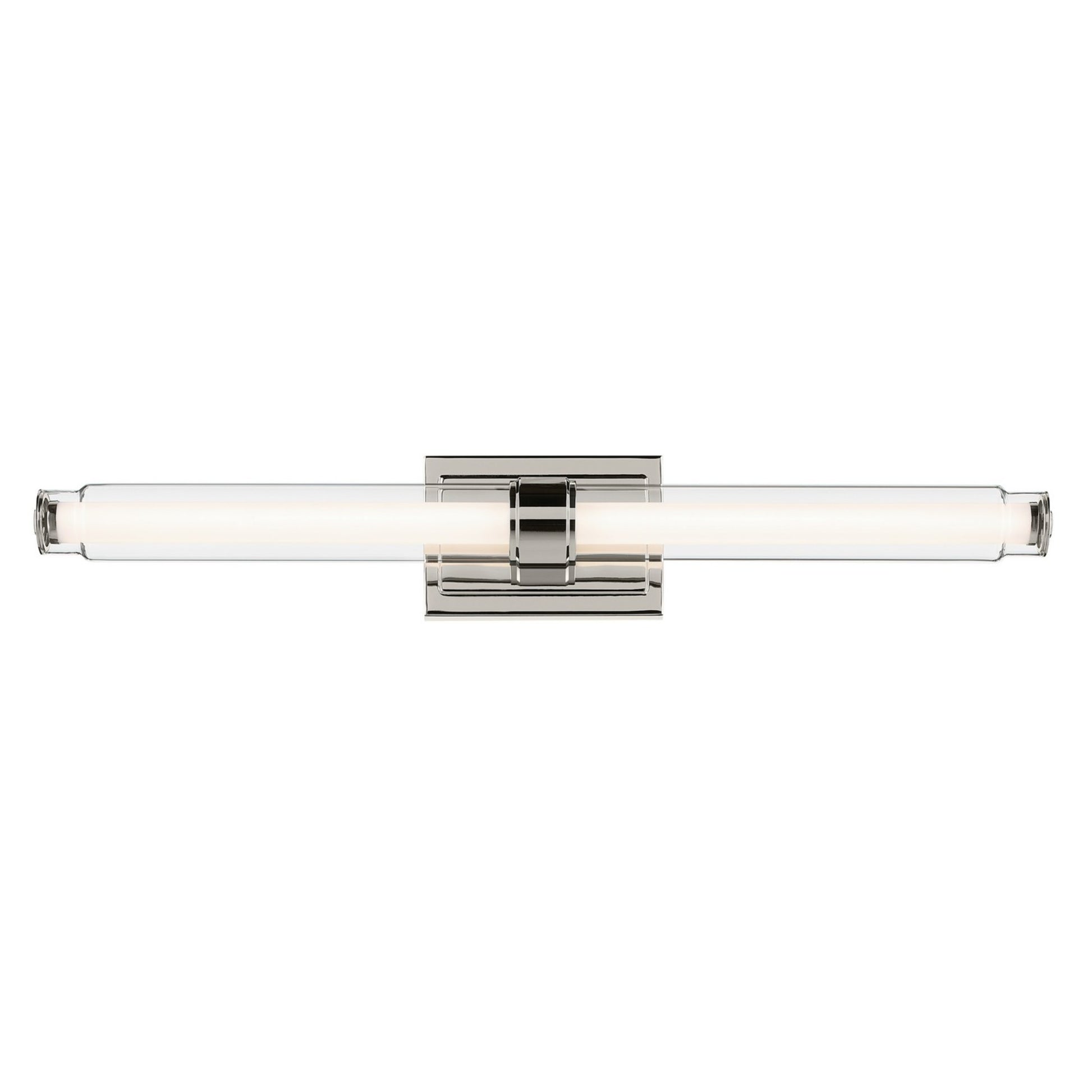 Laurene 31" LED Linear Bath Vanity, Polished Nickel Finish - Bees Lighting