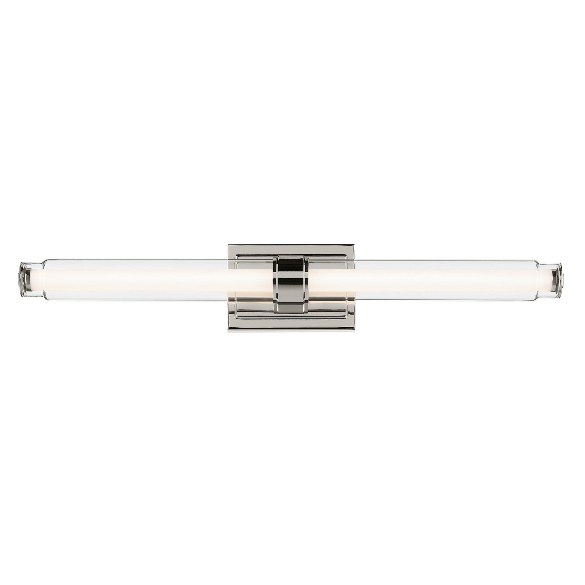 Laurene 31" LED Linear Bath Vanity, Polished Nickel Finish - Bees Lighting