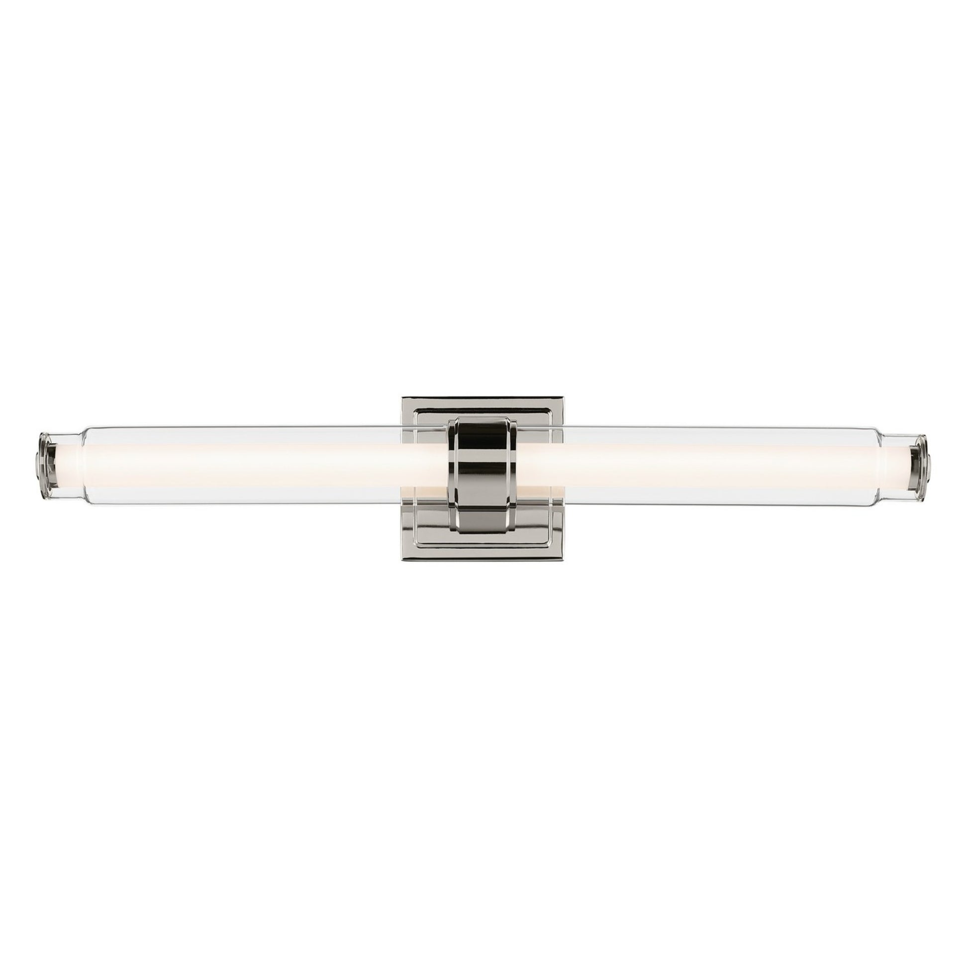 Laurene 19" LED Linear Bath Vanity, Polished Nickel Finish - Bees Lighting