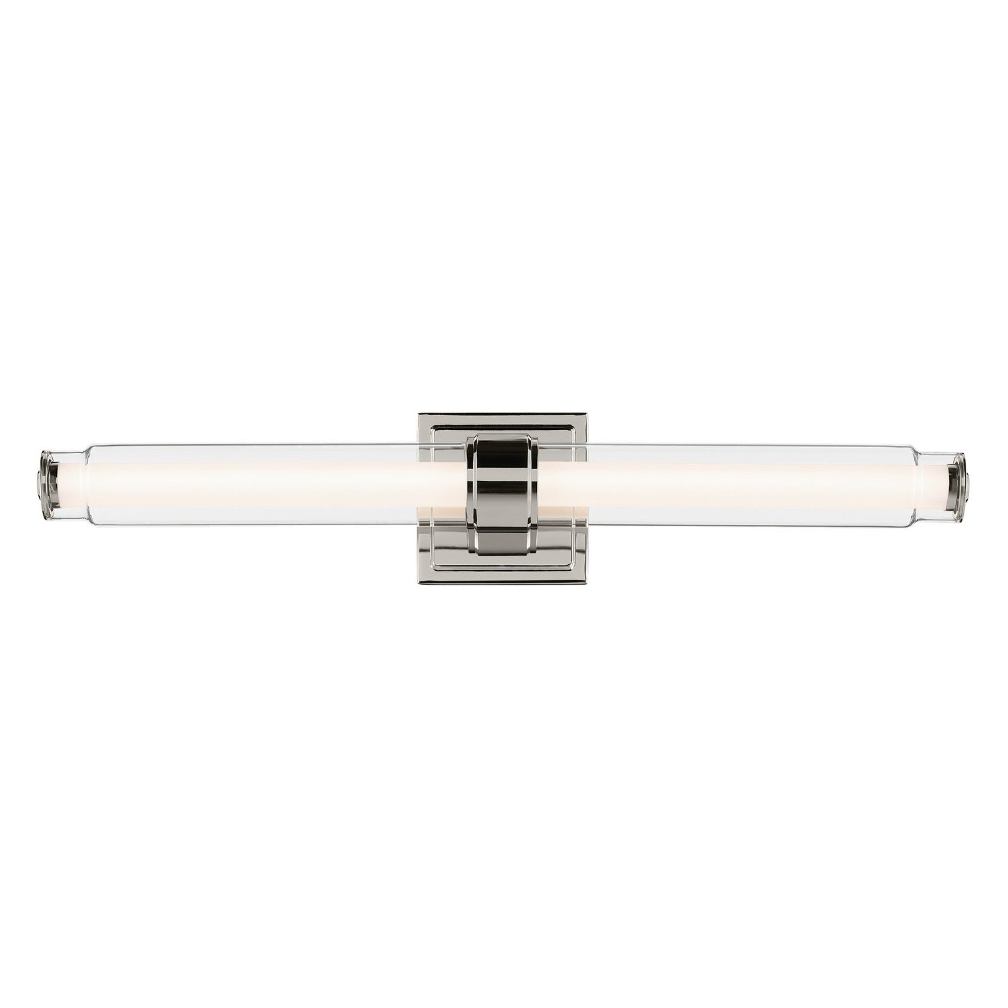 Laurene 19" LED Linear Bath Vanity, Polished Nickel Finish - Bees Lighting