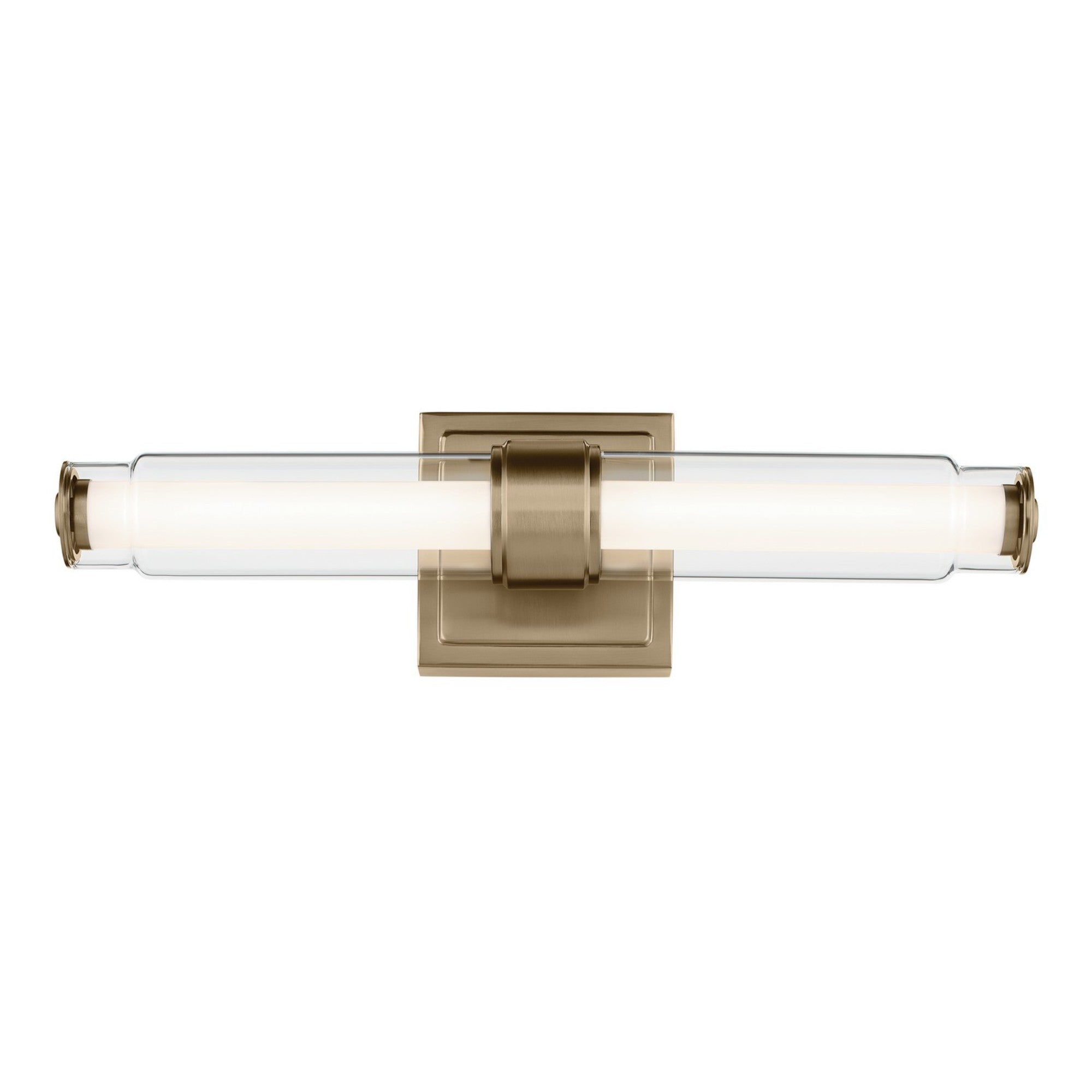 Laurene 27" LED Linear Bath Vanity, Champagne Bronze Finish - Bees Lighting
