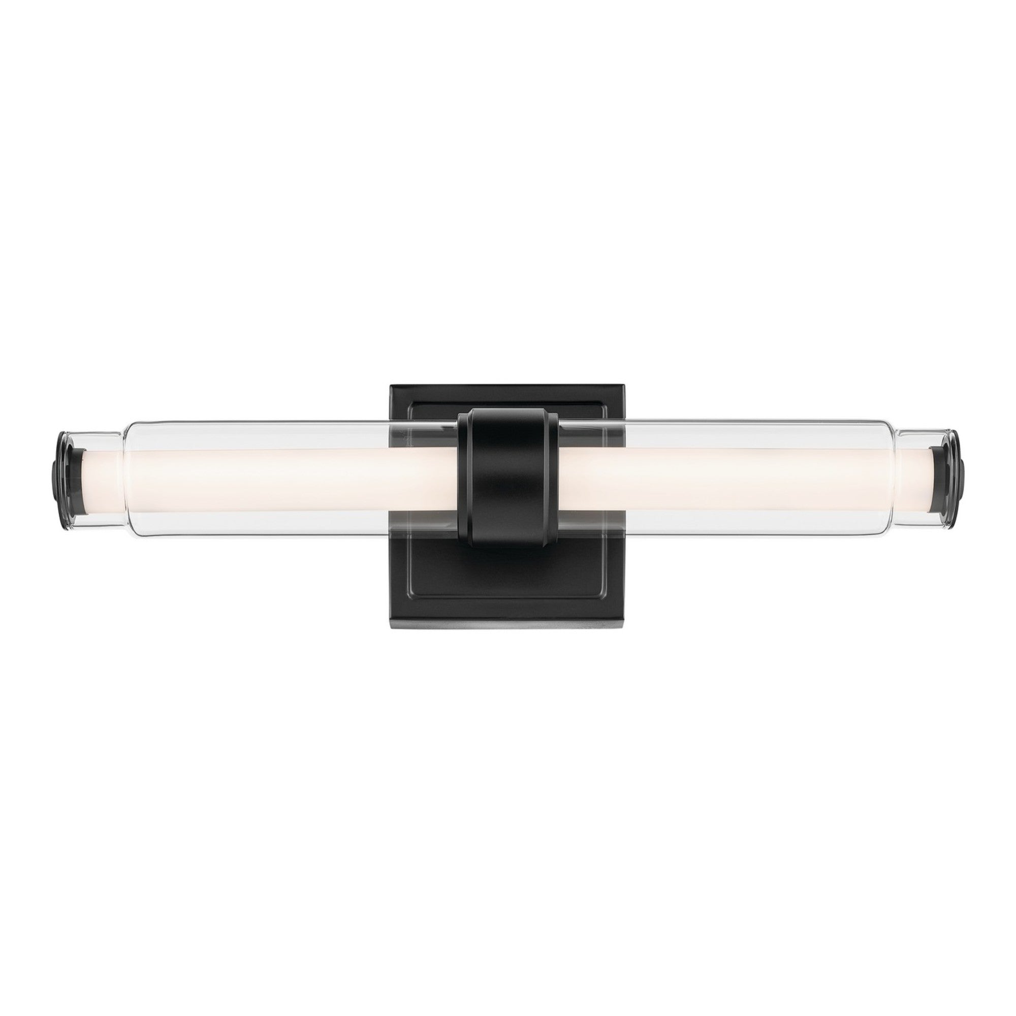 Laurene 27" LED Linear Bath Vanity, Black Finish - Bees Lighting