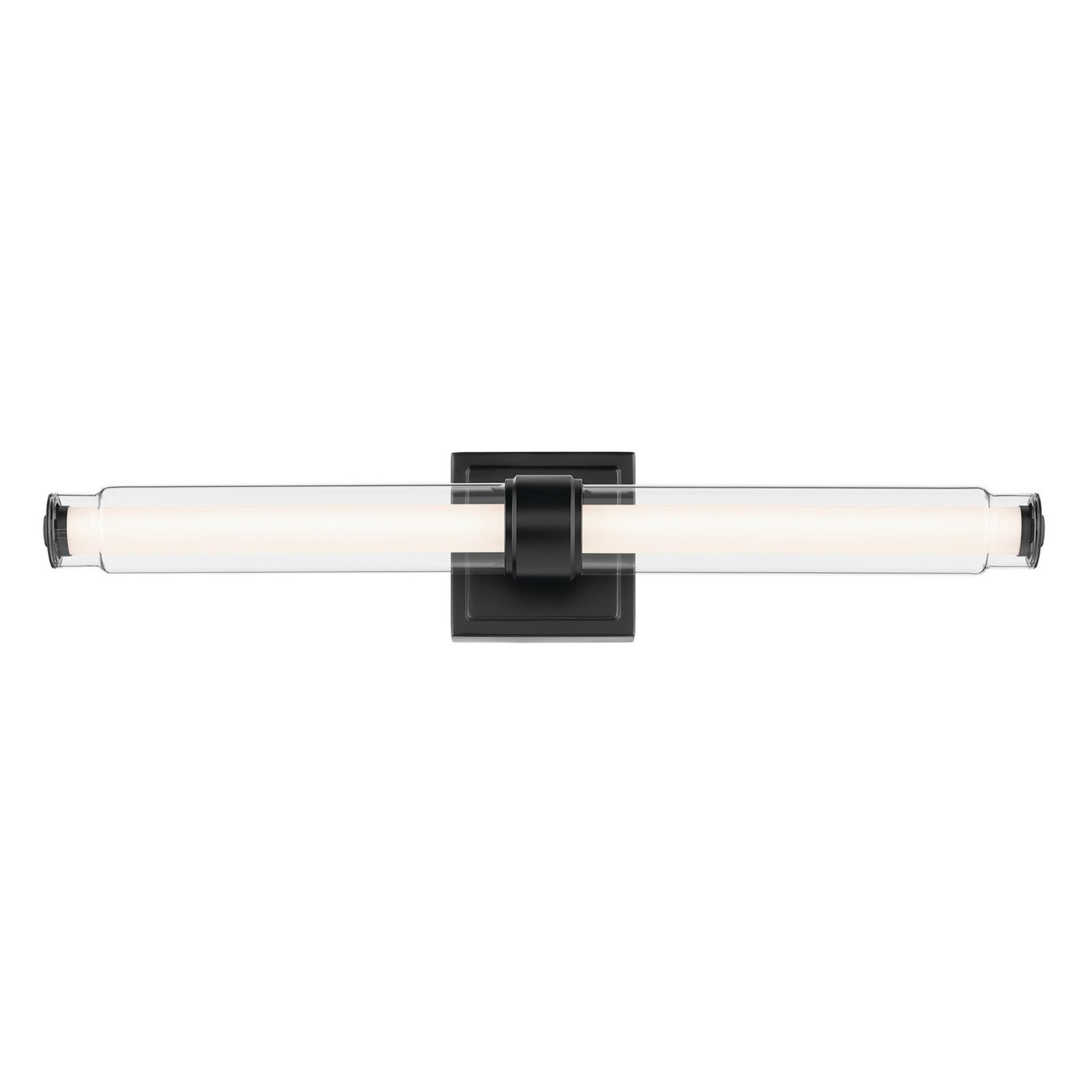 Laurene 19" LED Linear Bath Vanity, Black Finish - Bees Lighting