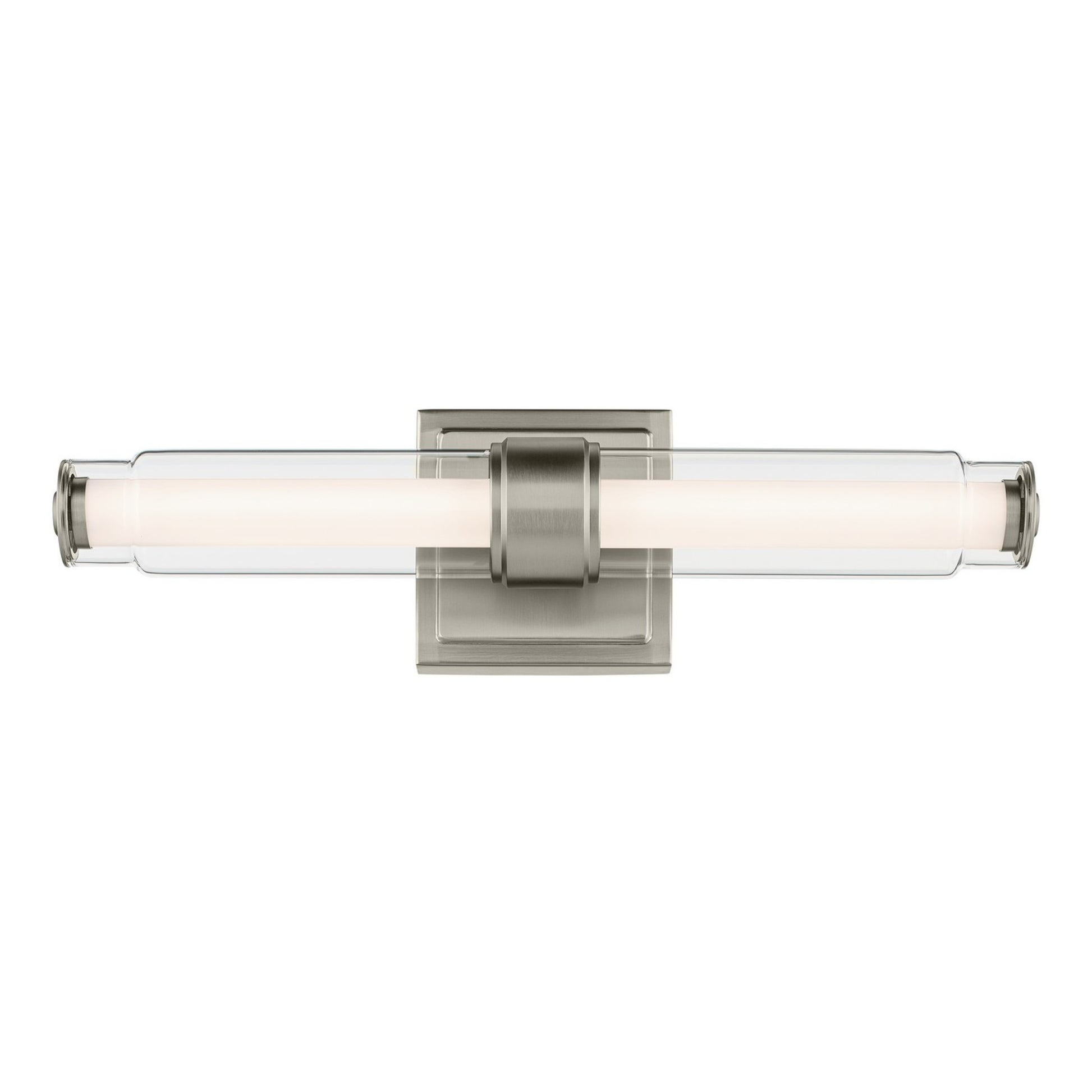 Laurene 27" LED Linear Bath Vanity, Brushed Nickel Finish - Bees Lighting