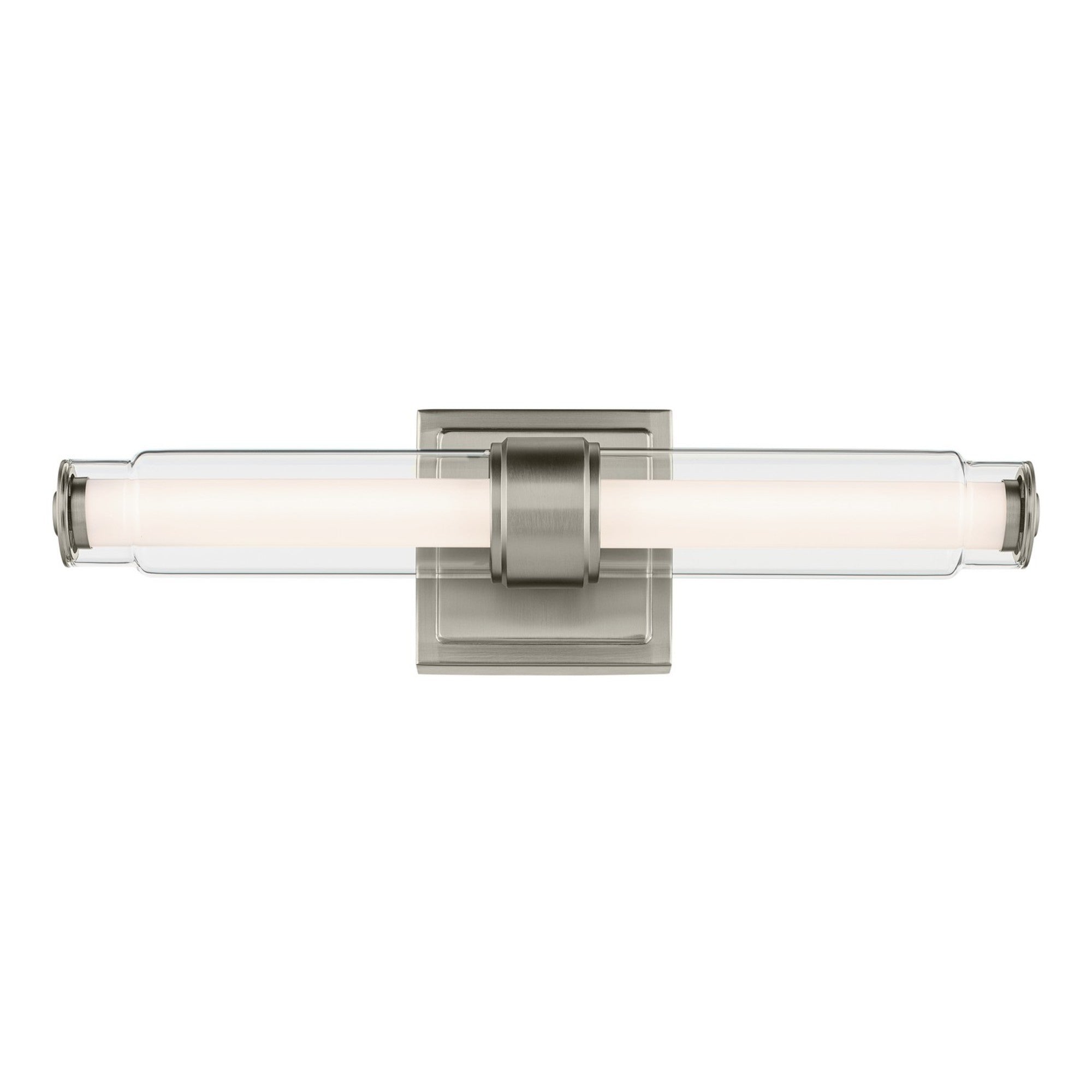 Laurene 27" LED Linear Bath Vanity, Brushed Nickel Finish - Bees Lighting