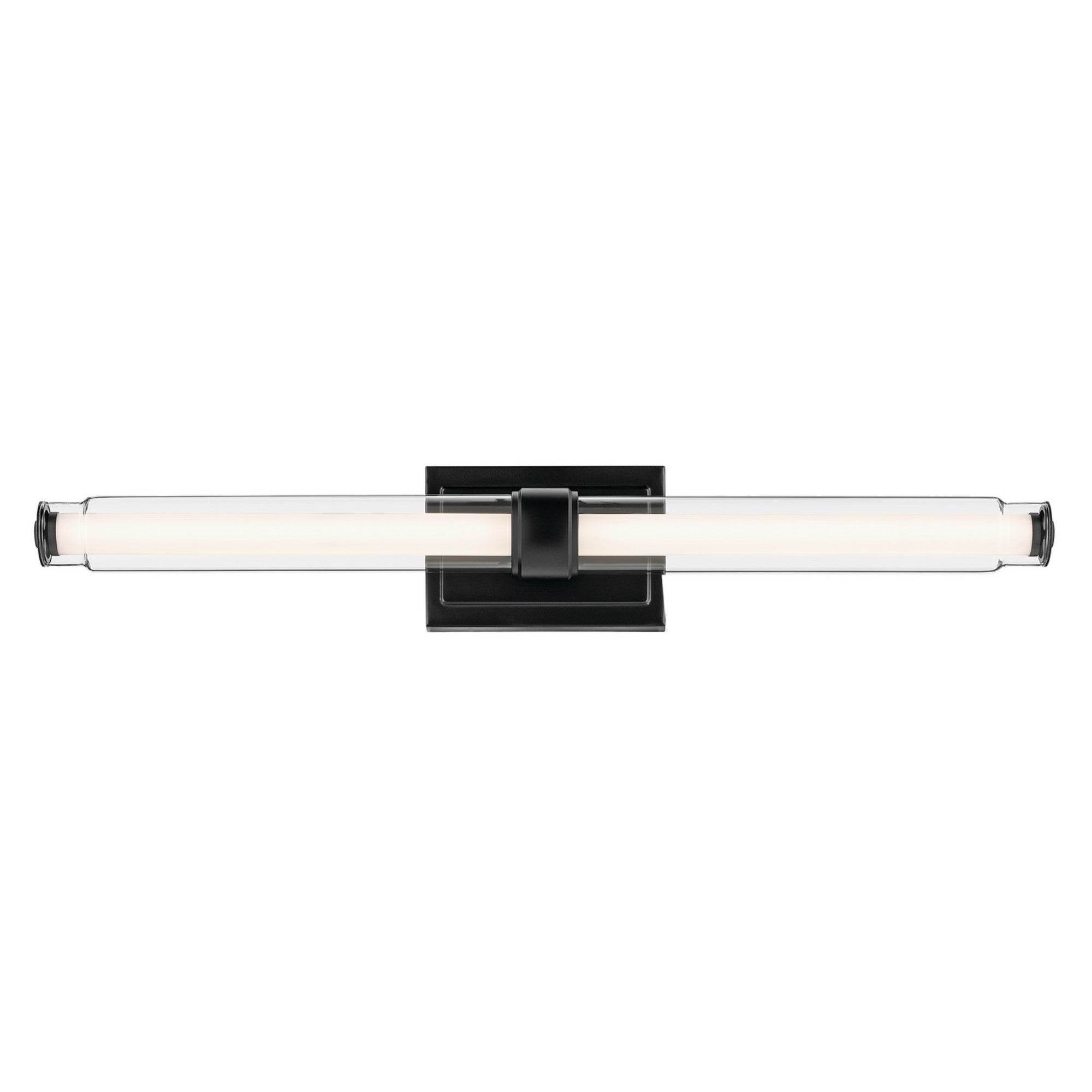 Laurene 31" LED Linear Bath Vanity, Black Finish - Bees Lighting