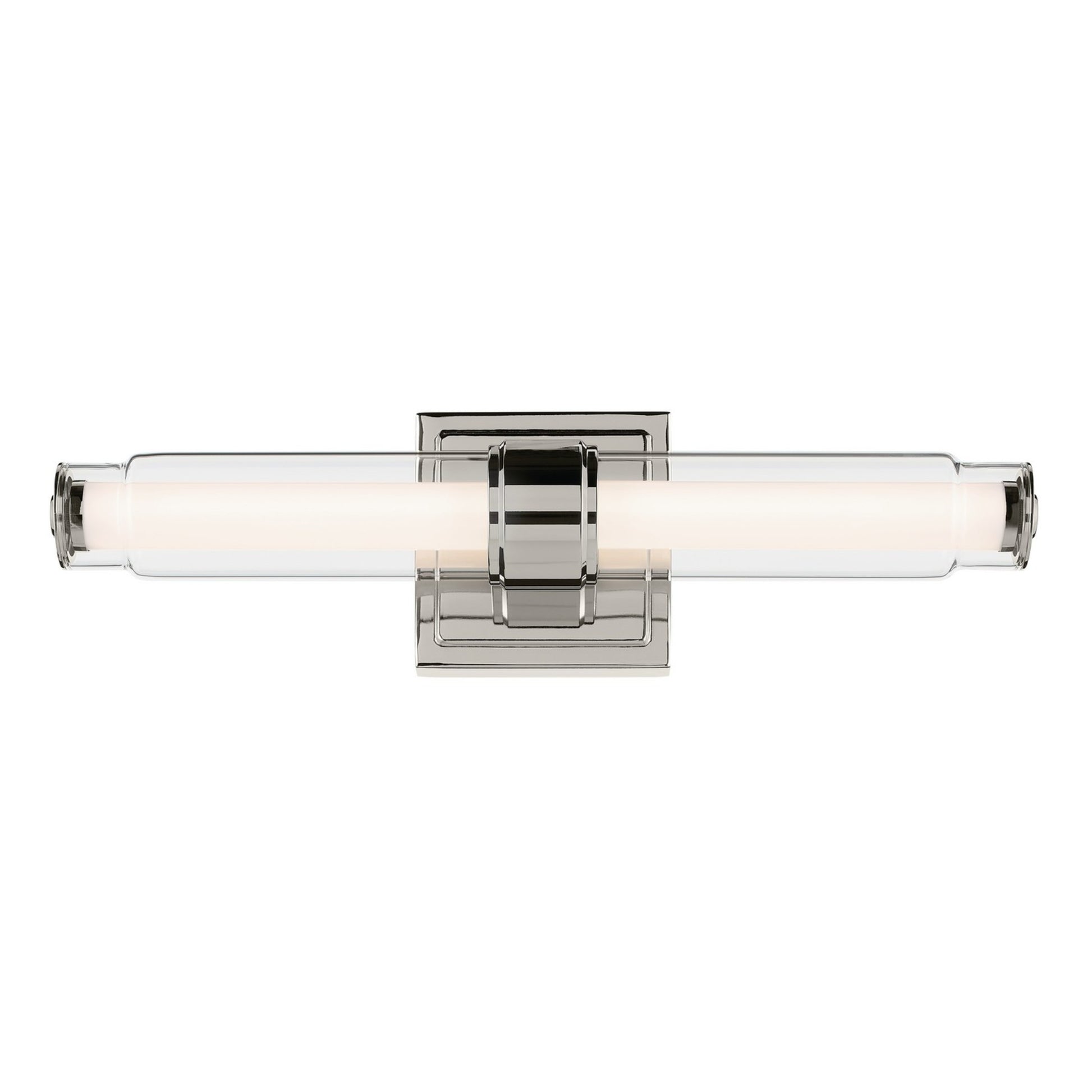 Laurene 27" LED Linear Bath Vanity, Polished Nickel Finish - Bees Lighting