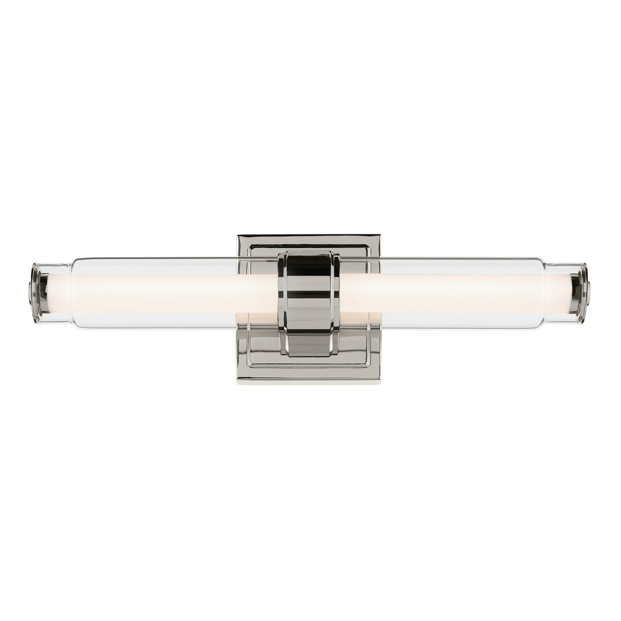 Laurene 27" LED Linear Bath Vanity, Polished Nickel Finish - Bees Lighting