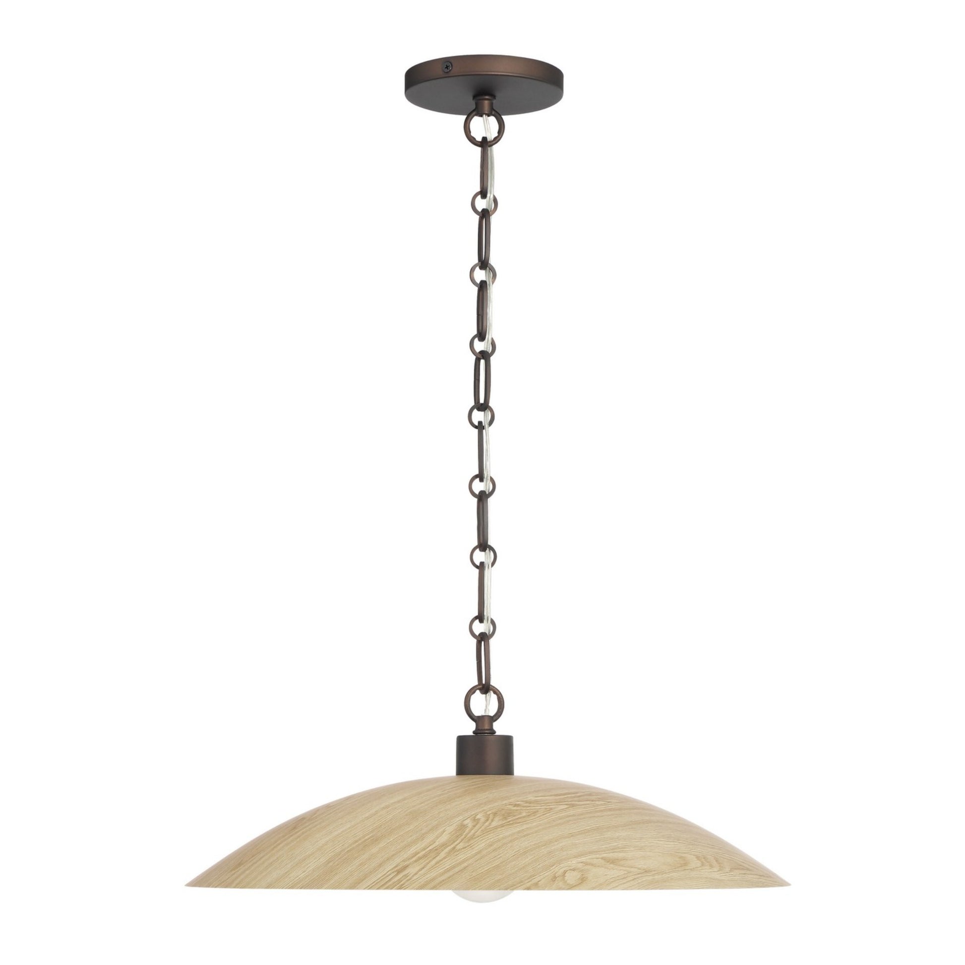 Derby 19" Pendant, Dark Bronze Finish - Bees Lighting