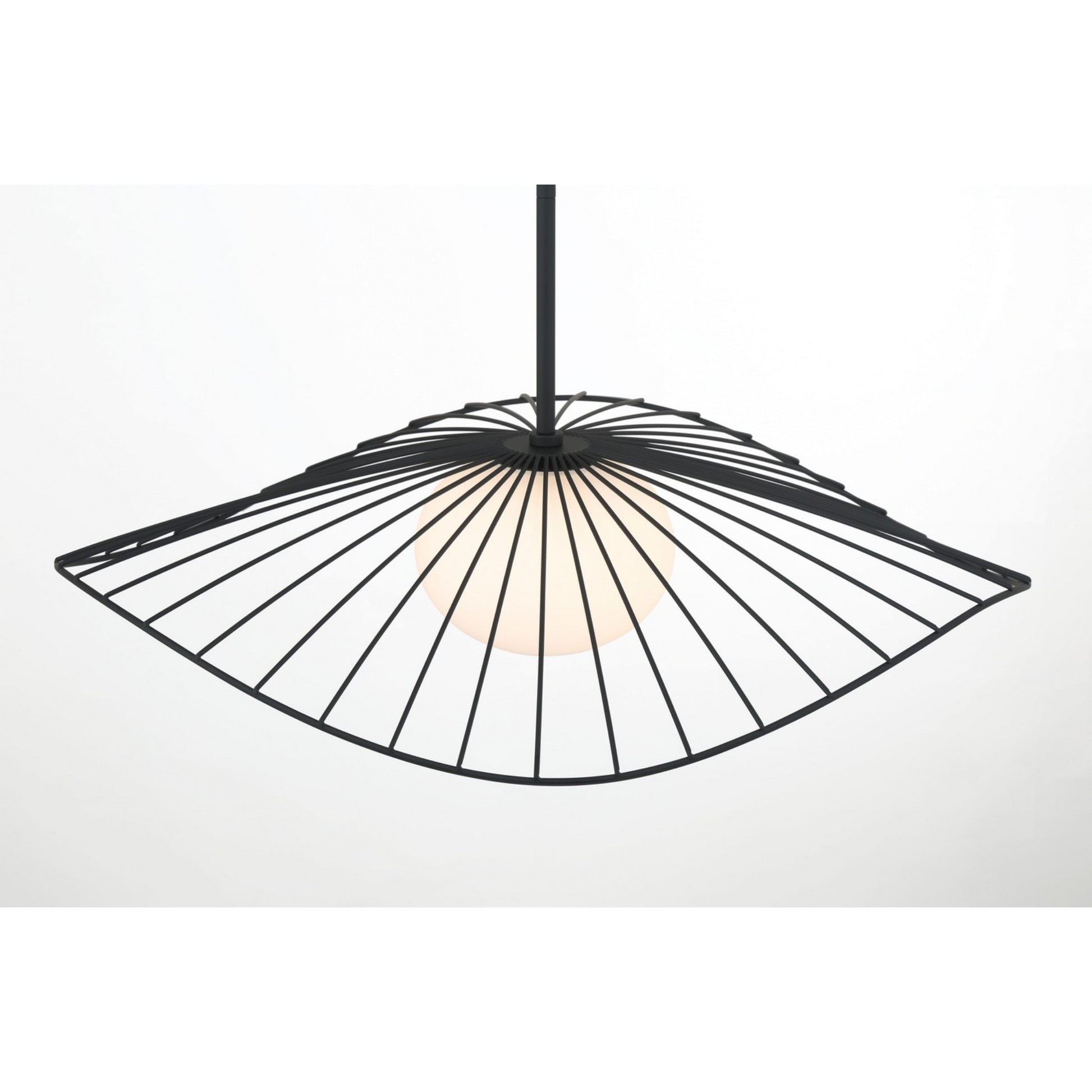 Langley 24" Pendant, Dark Matte Black Finish - Bees Lighting